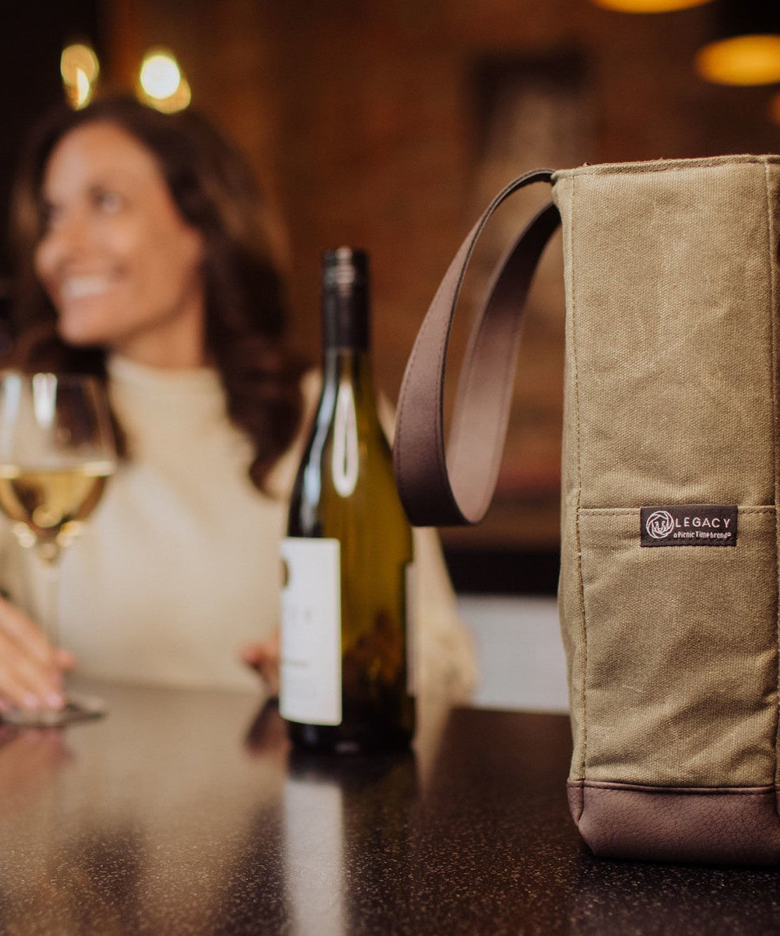 2 Bottle Insulated Wine Cooler Bag