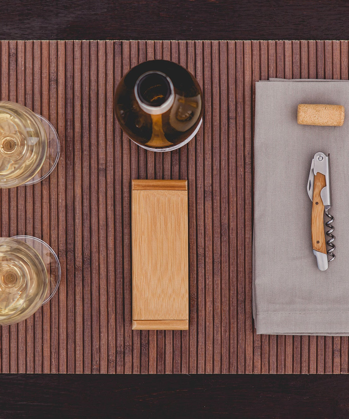 Elan Deluxe Corkscrew In Bamboo Box