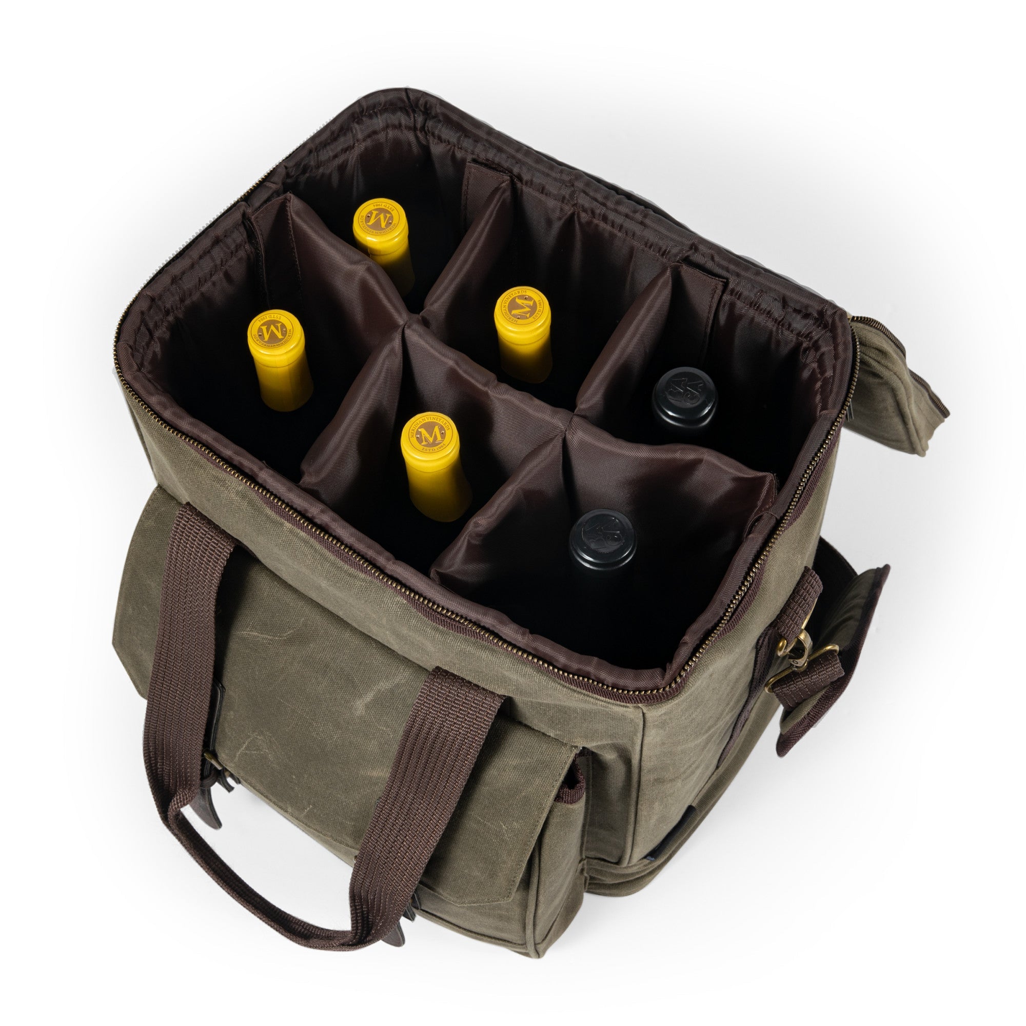 Weekender 6 Bottle Insulated Wine Bag with Trolley