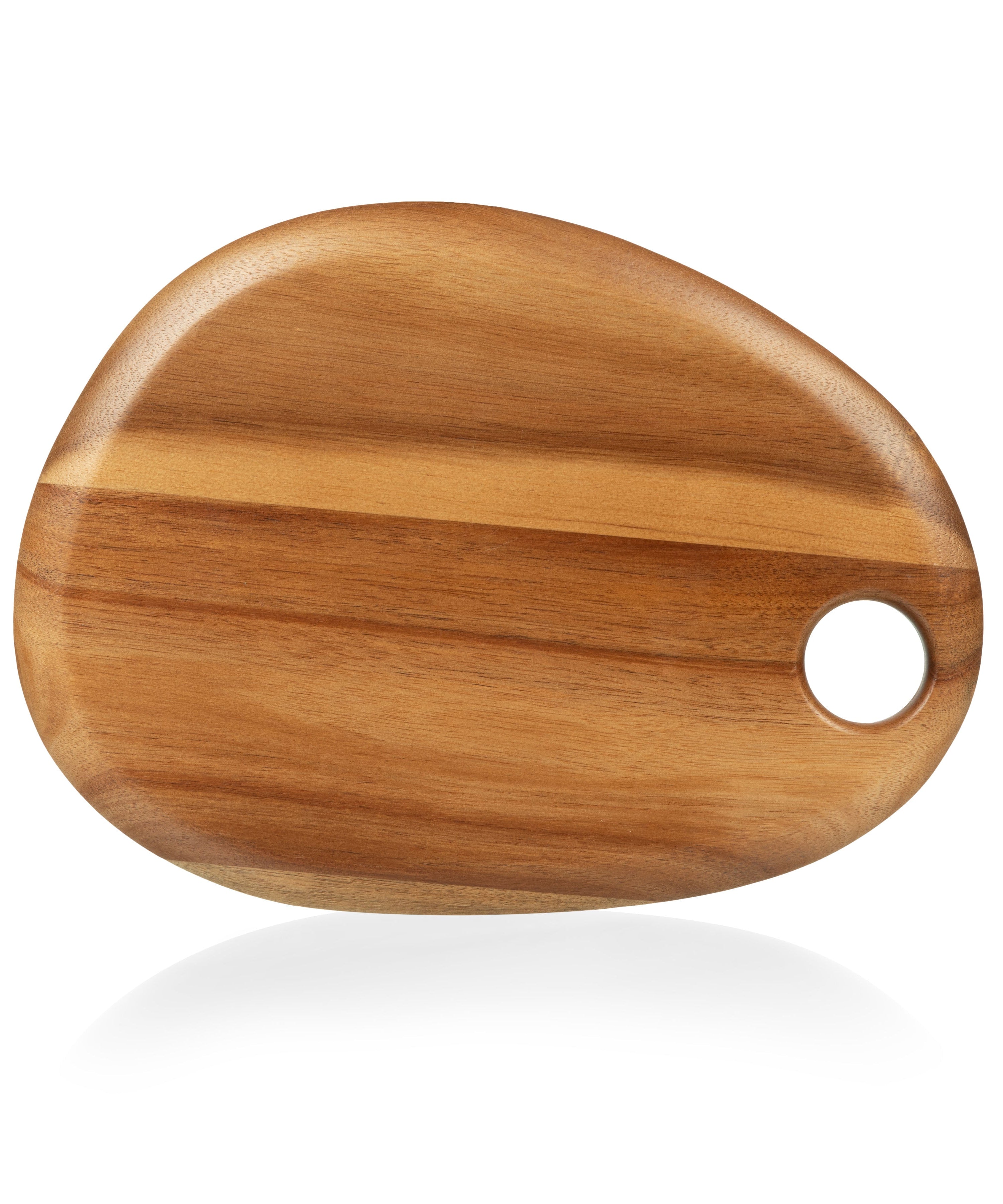 Pebble Shaped Acacia Serving Board 12" x 9"