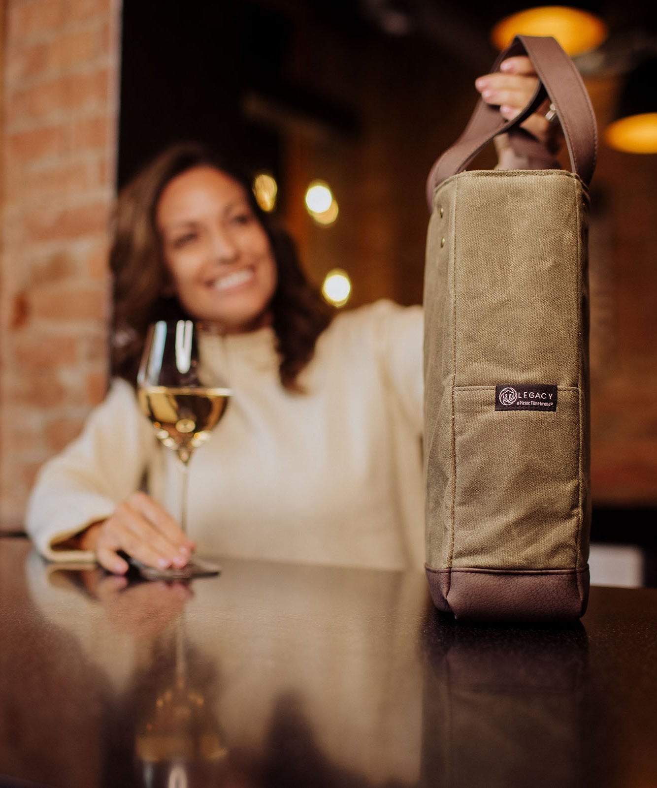 2 Bottle Insulated Wine Cooler Bag