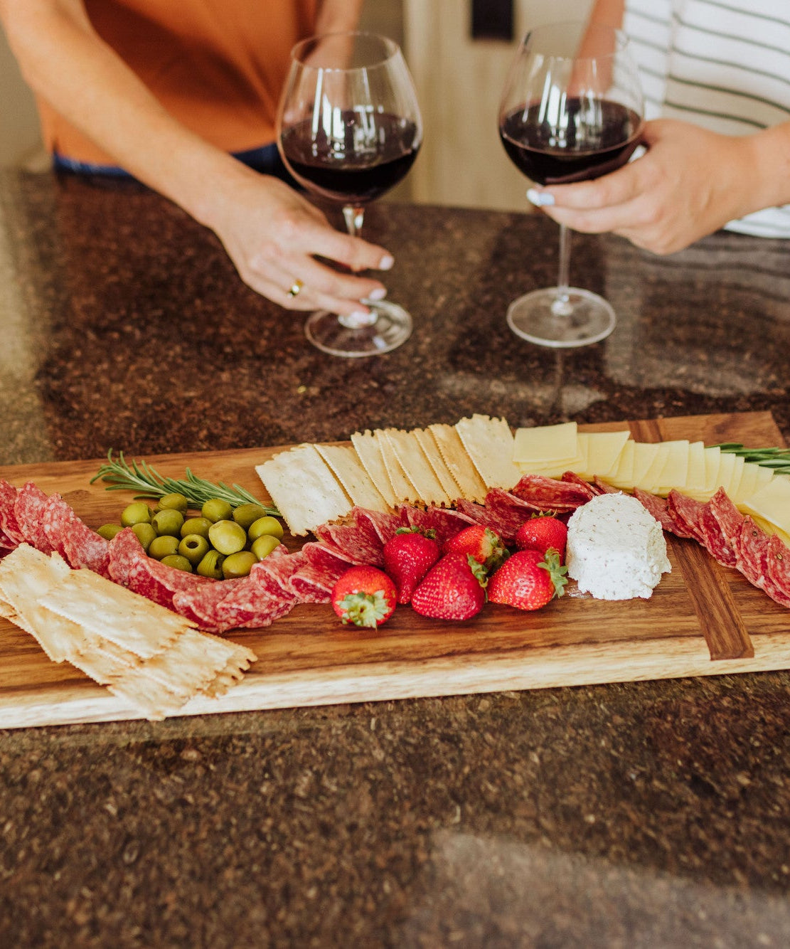 Madera Rectangular Long Charcuterie Board - 29" x 9"