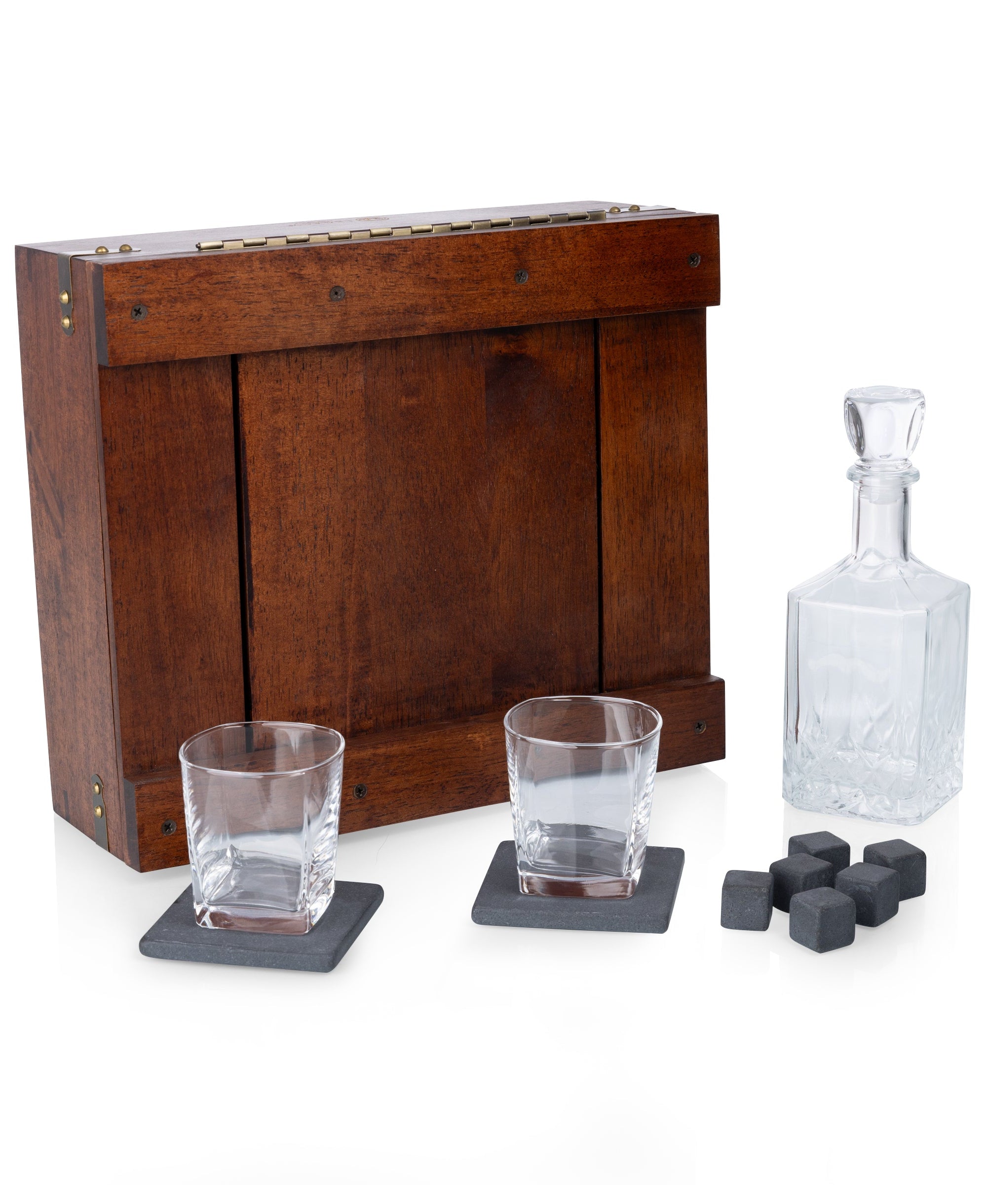 Whiskey Box Gift Set with Decanter