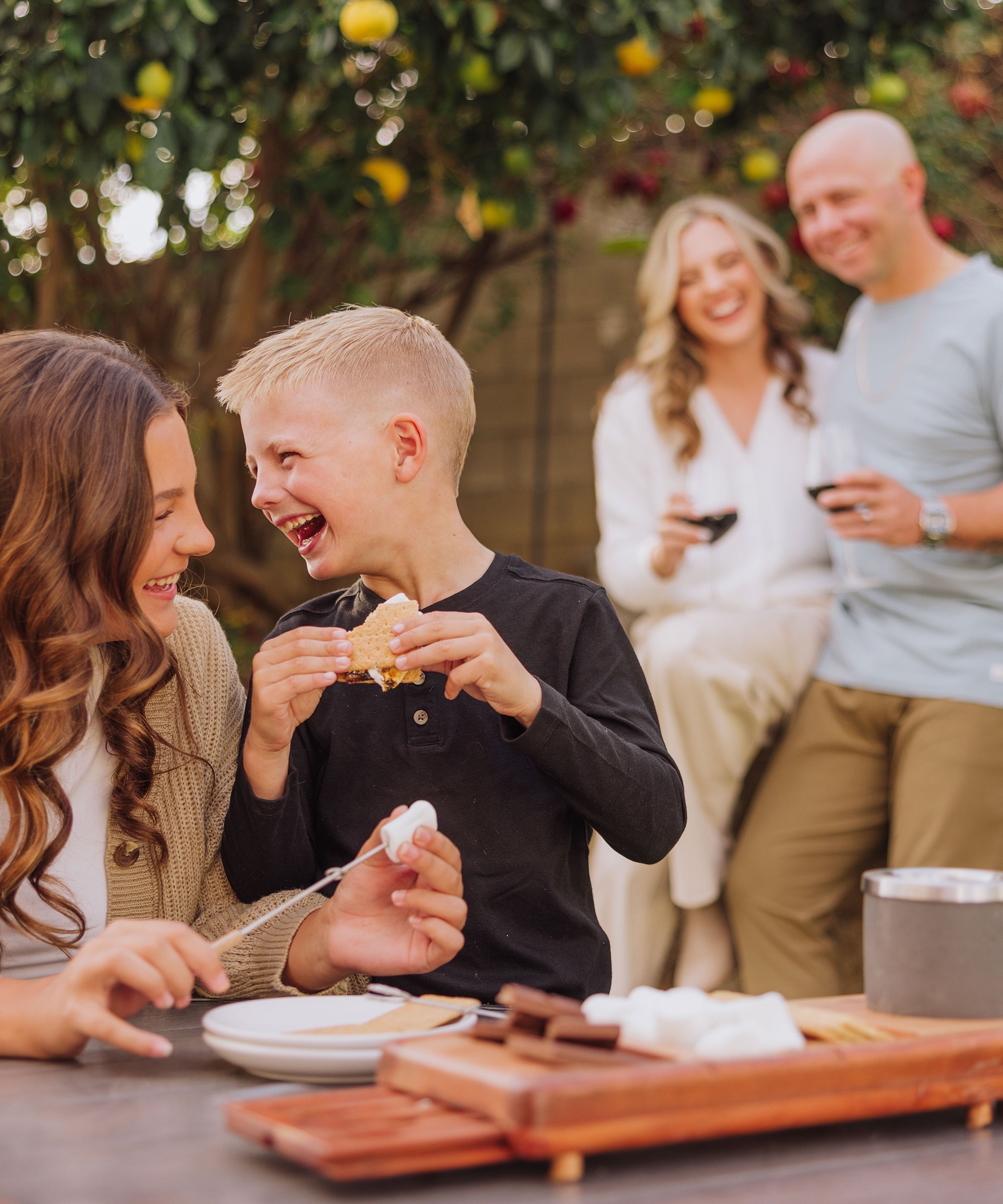 Dolce S'mores Kit with Tabletop Fire Pit