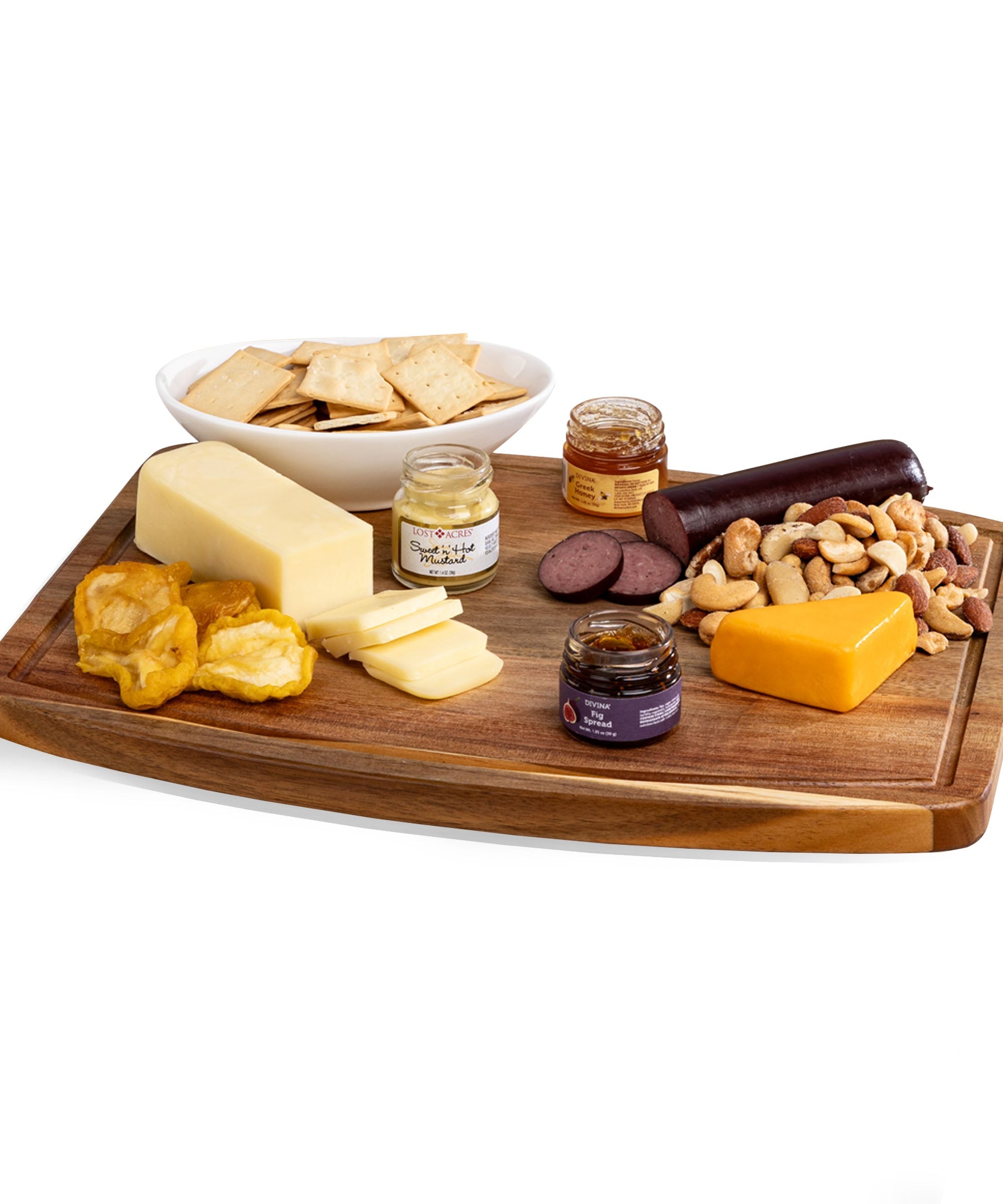 Ovale Cutting Board with Gourmet Gift Pack