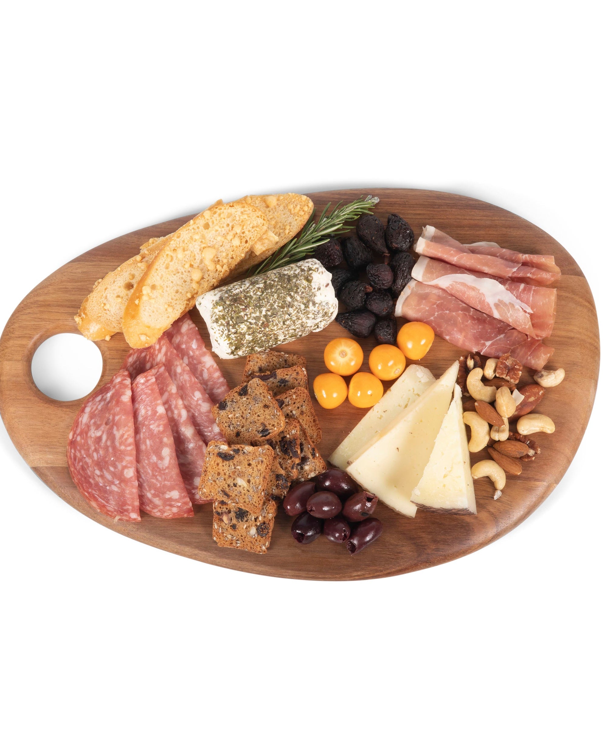 Pebble Shaped Acacia Serving Board 15" x 10"