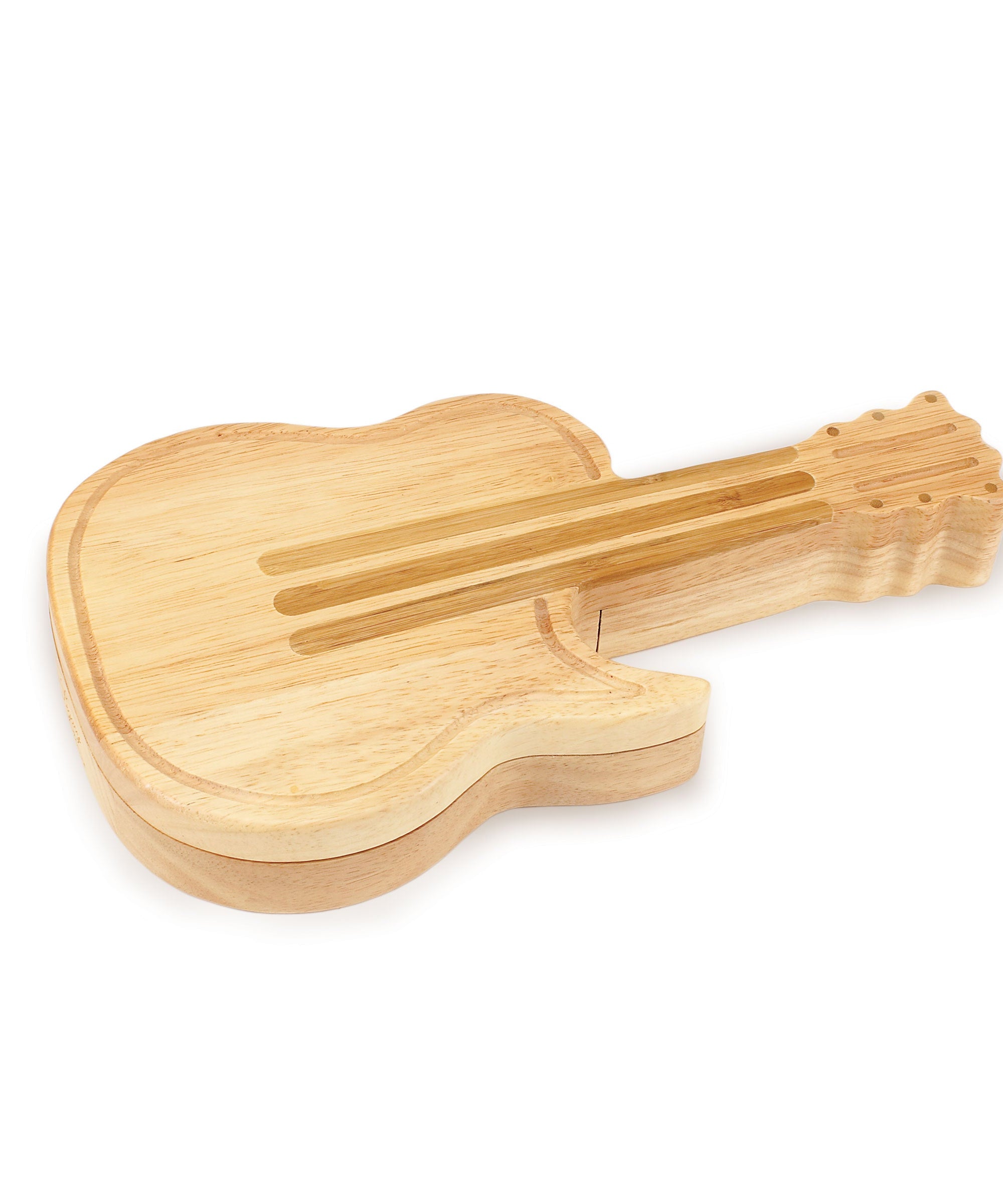 Guitar Cheese Cutting Board & Tools Set