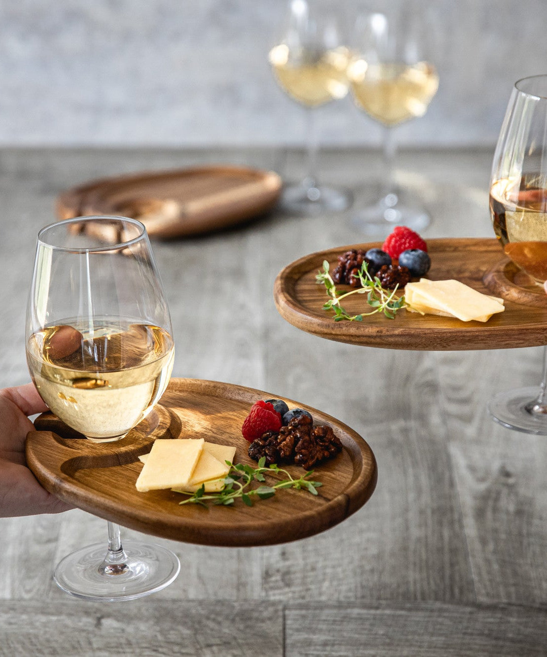Wine Appetizer Plate Set Of 4