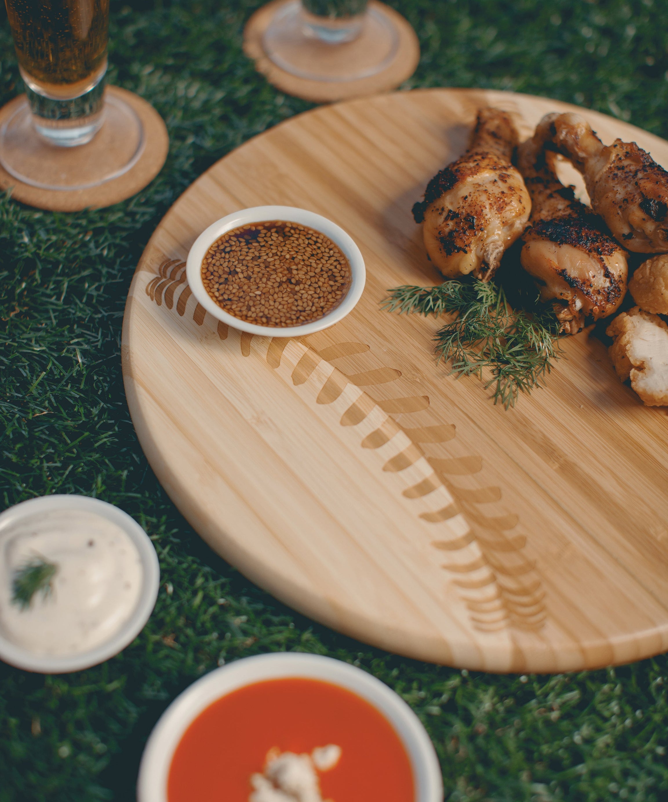 Home Run! Baseball Cutting Board & Serving Tray
