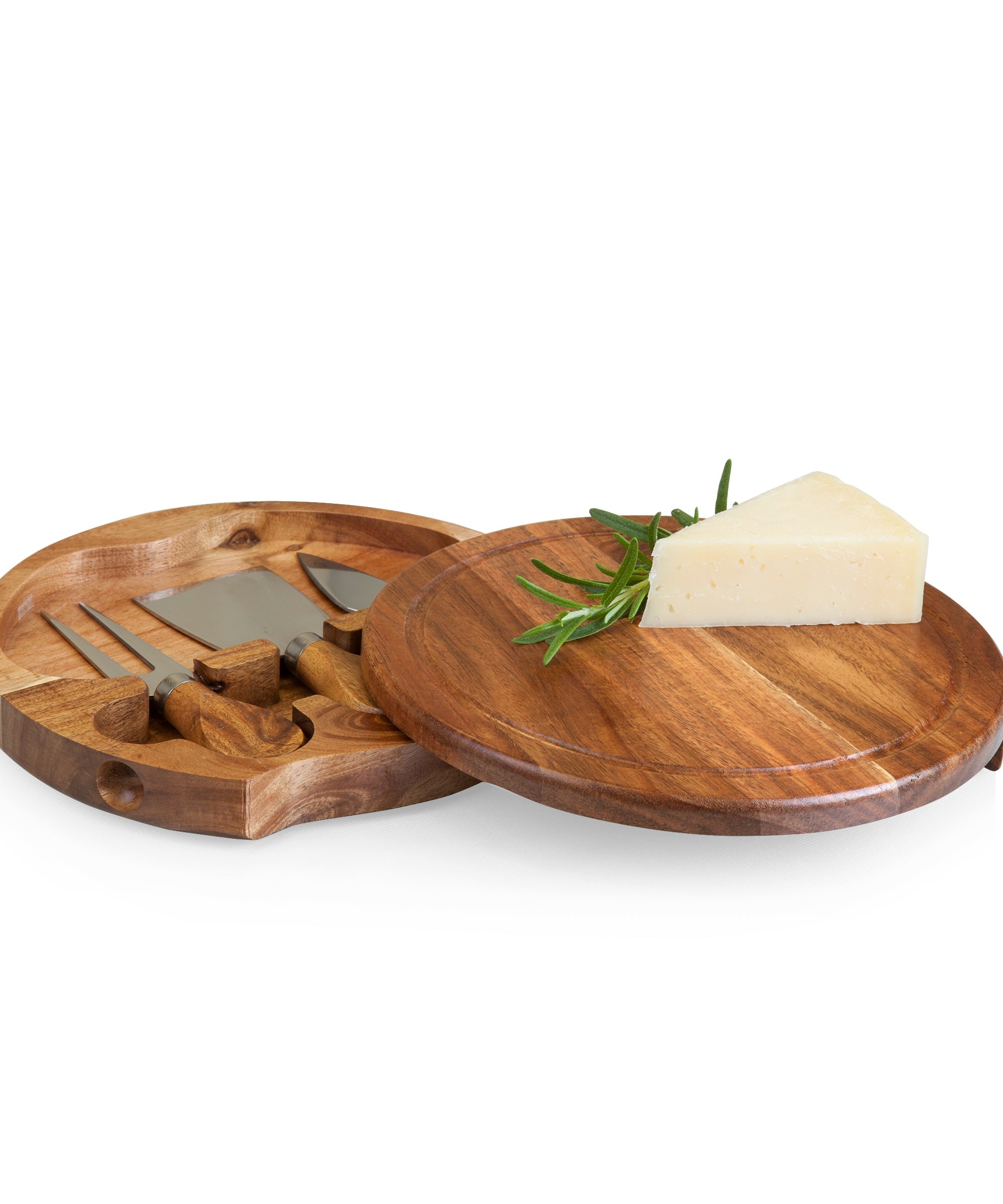 Acacia Brie Cheese Cutting Board & Tools Set