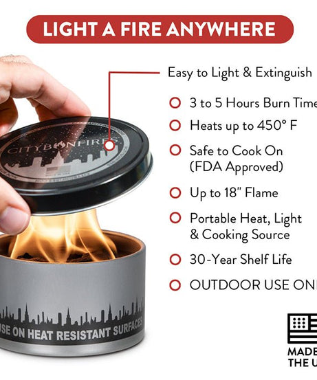 City Bonfire (Portable Fire Pit)