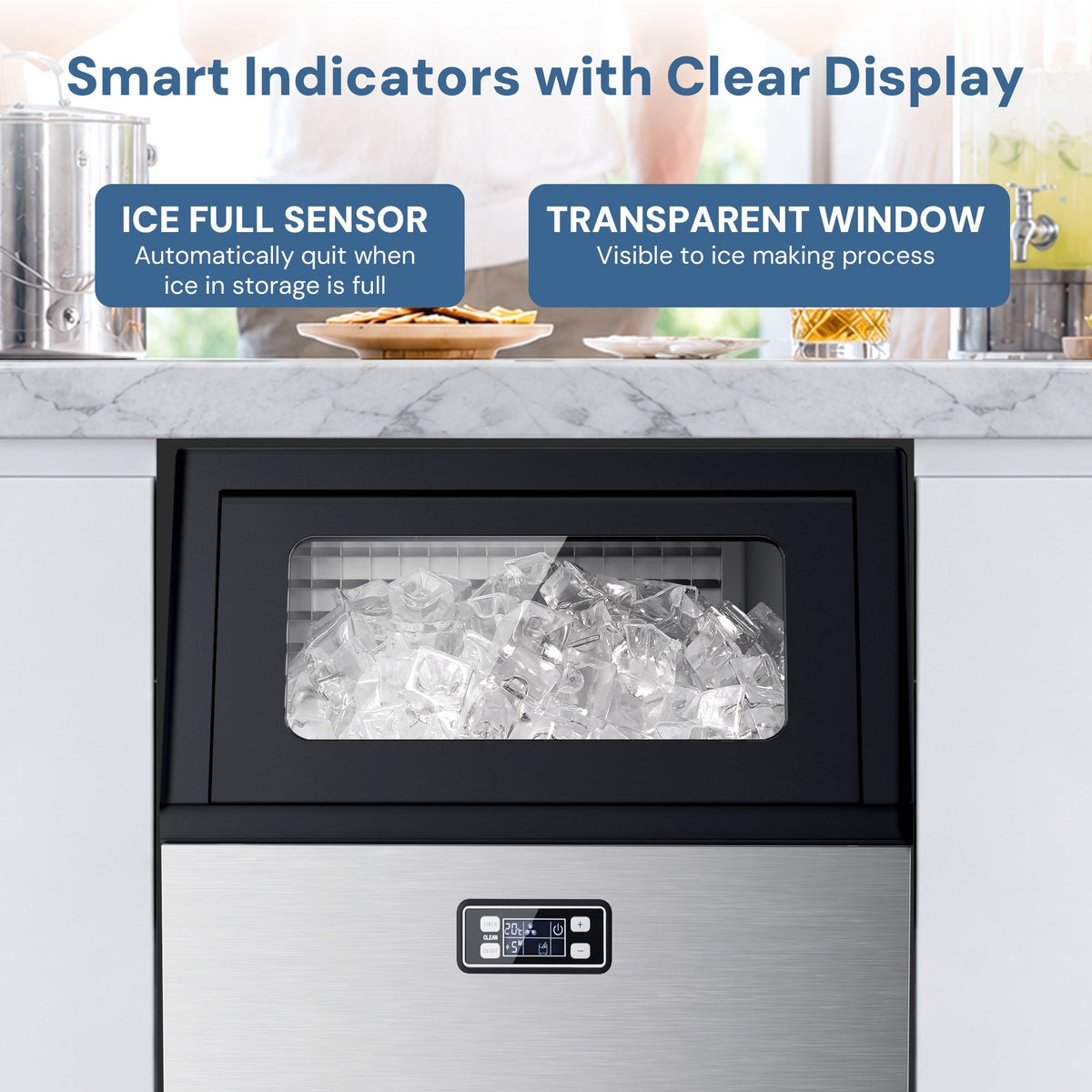 100LBS/200LBS/265LBS  Freestanding Commercial Ice Maker Z5845A