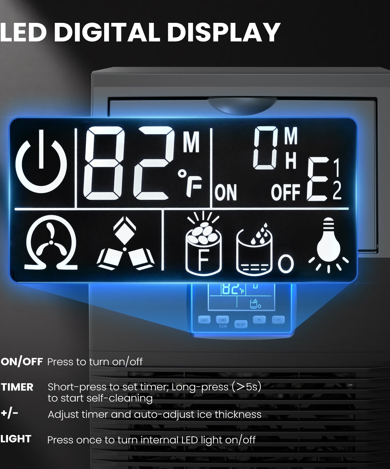 Commercial Ice Maker 80 lbs\66 lbs