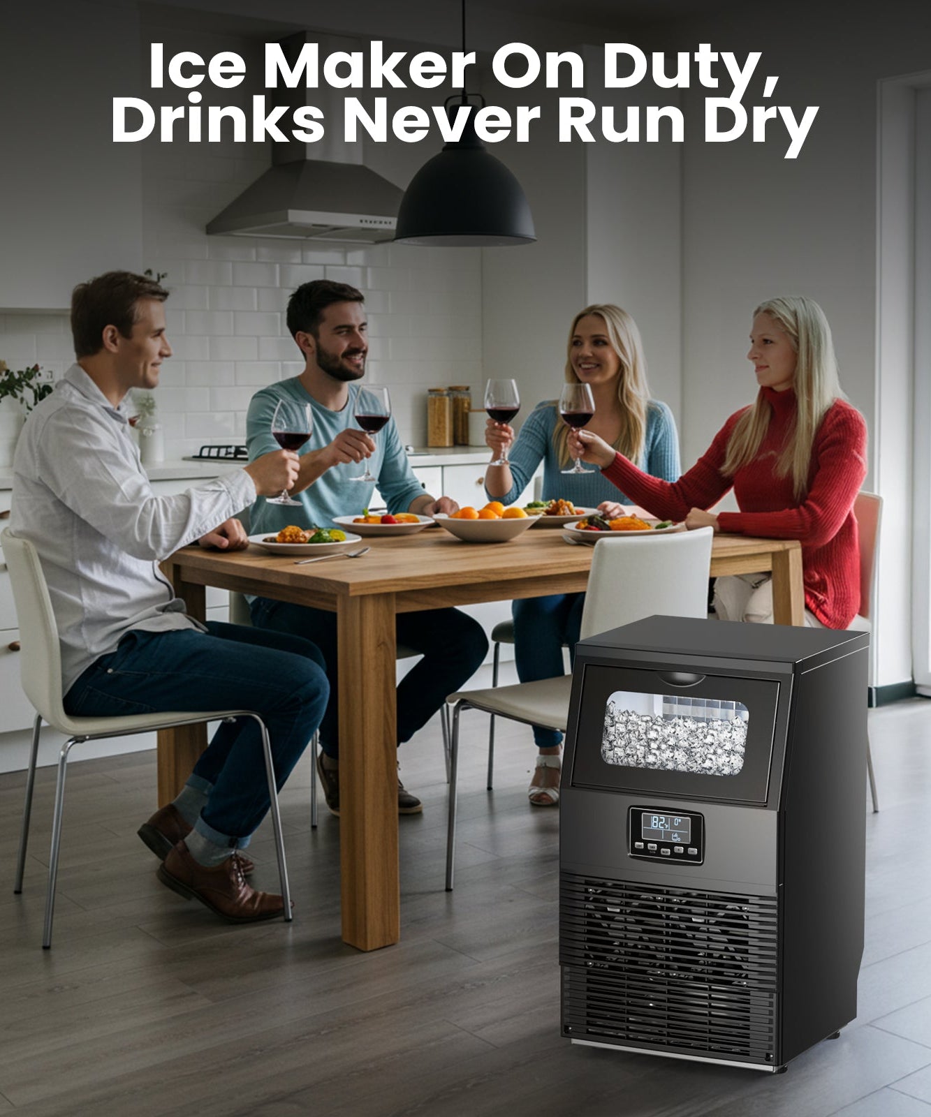 Commercial Ice Maker 80 lbs\66 lbs