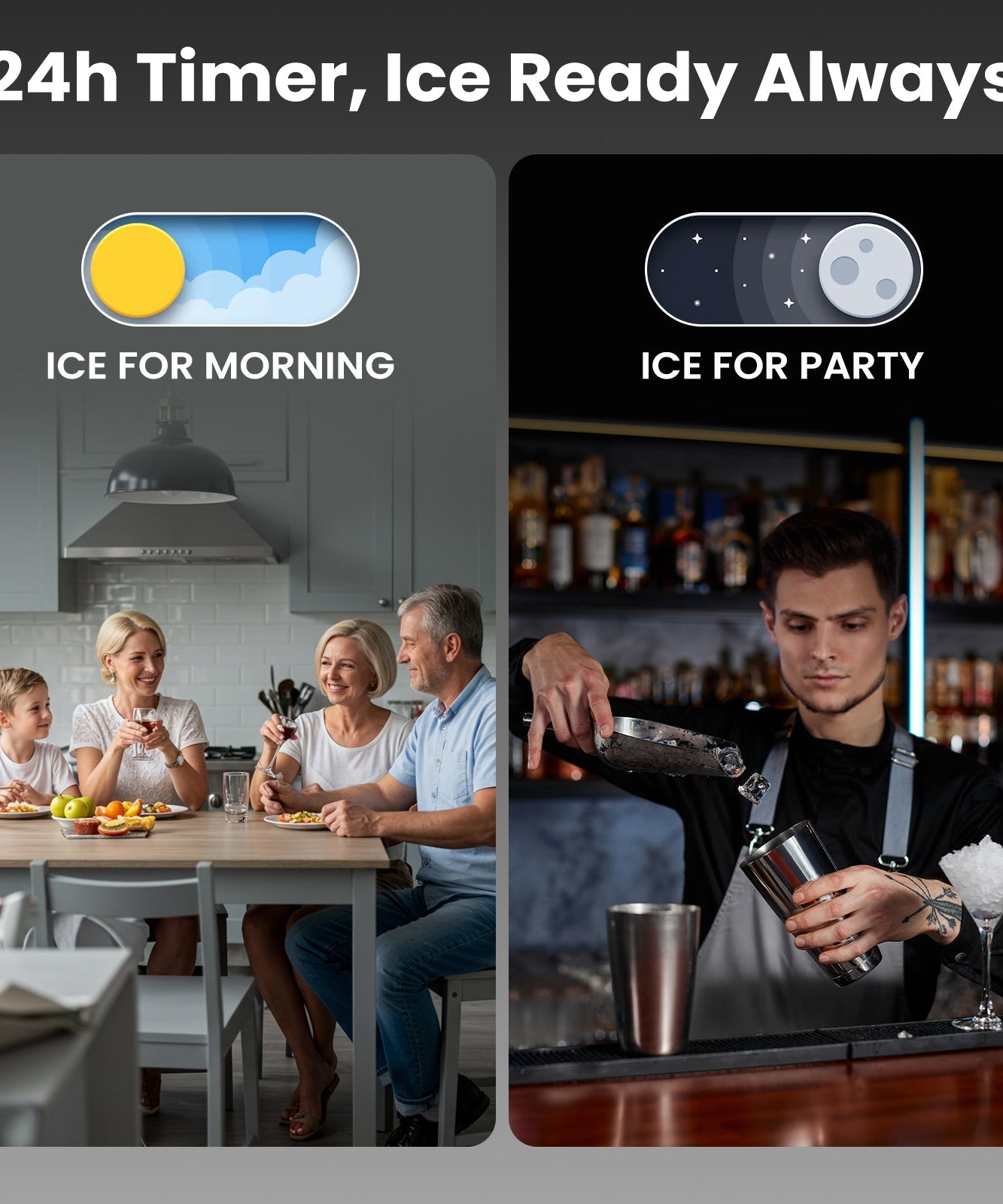 Commercial Ice Maker 80 lbs\66 lbs