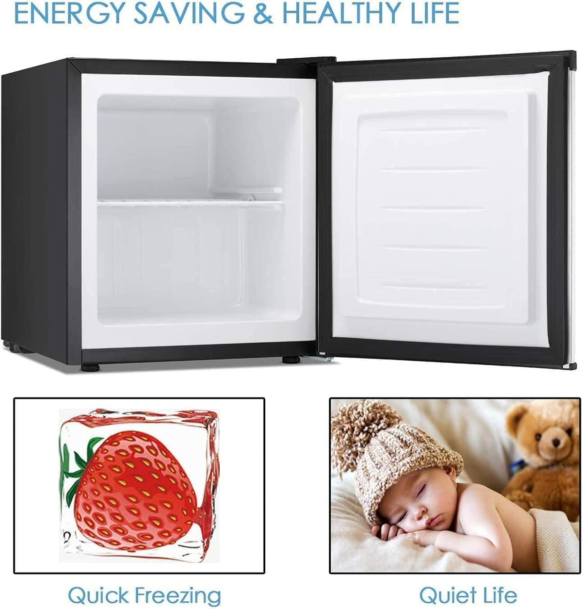Compact Chest Upright Freezer 1.1 cu.D5840C - Grazingbelles