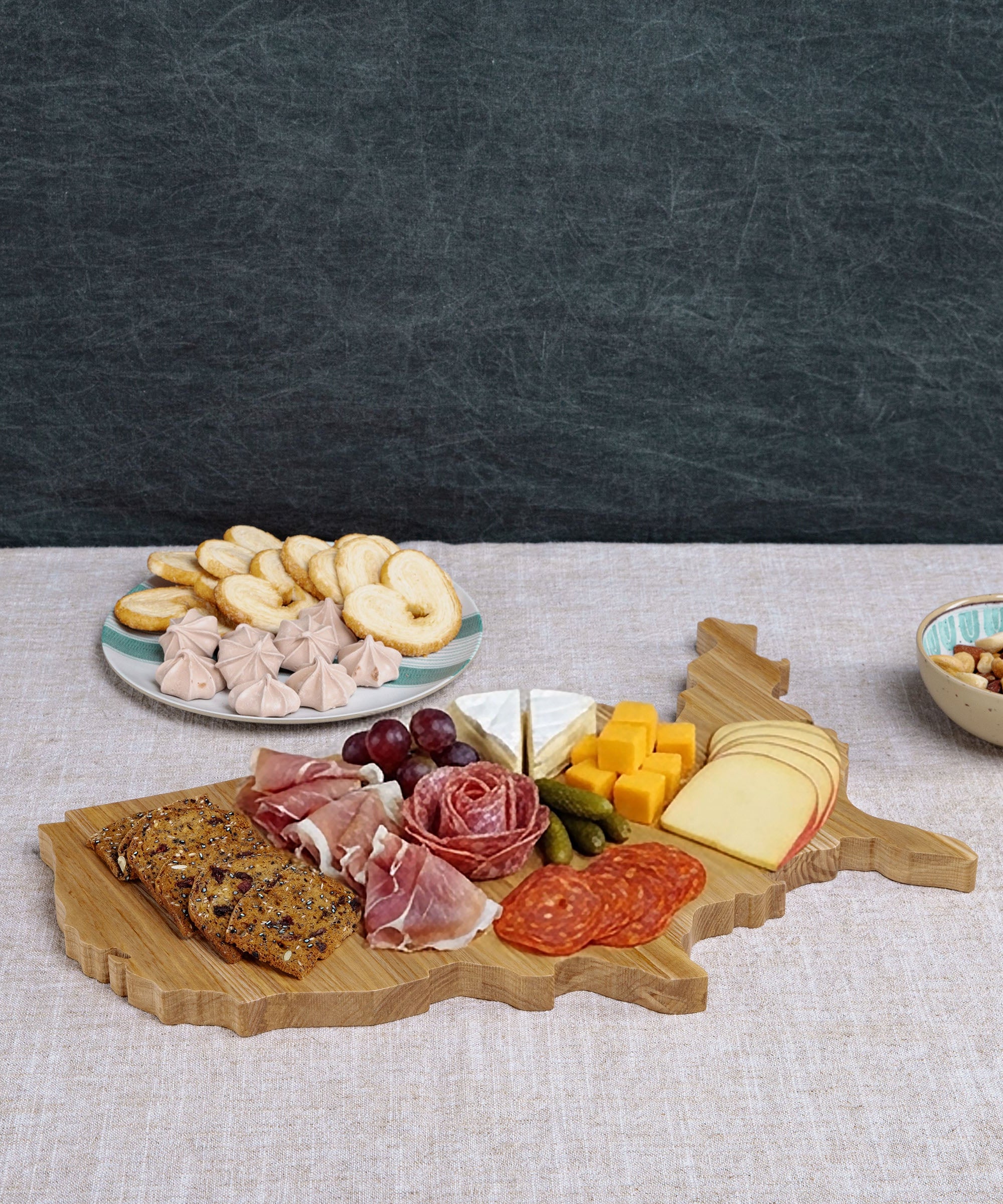 USA Map Serving Board