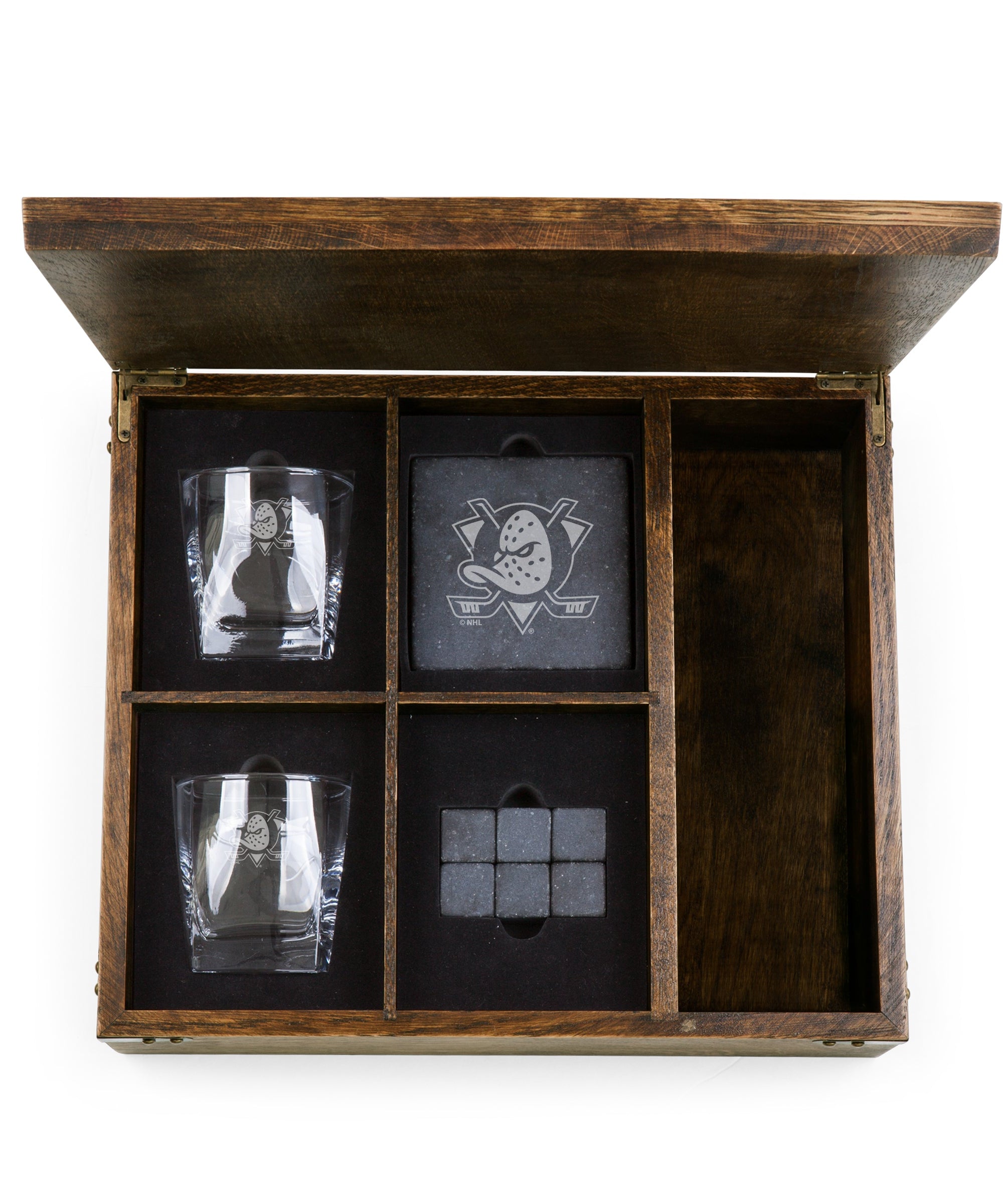 Anaheim Ducks - Whiskey Box Gift Set