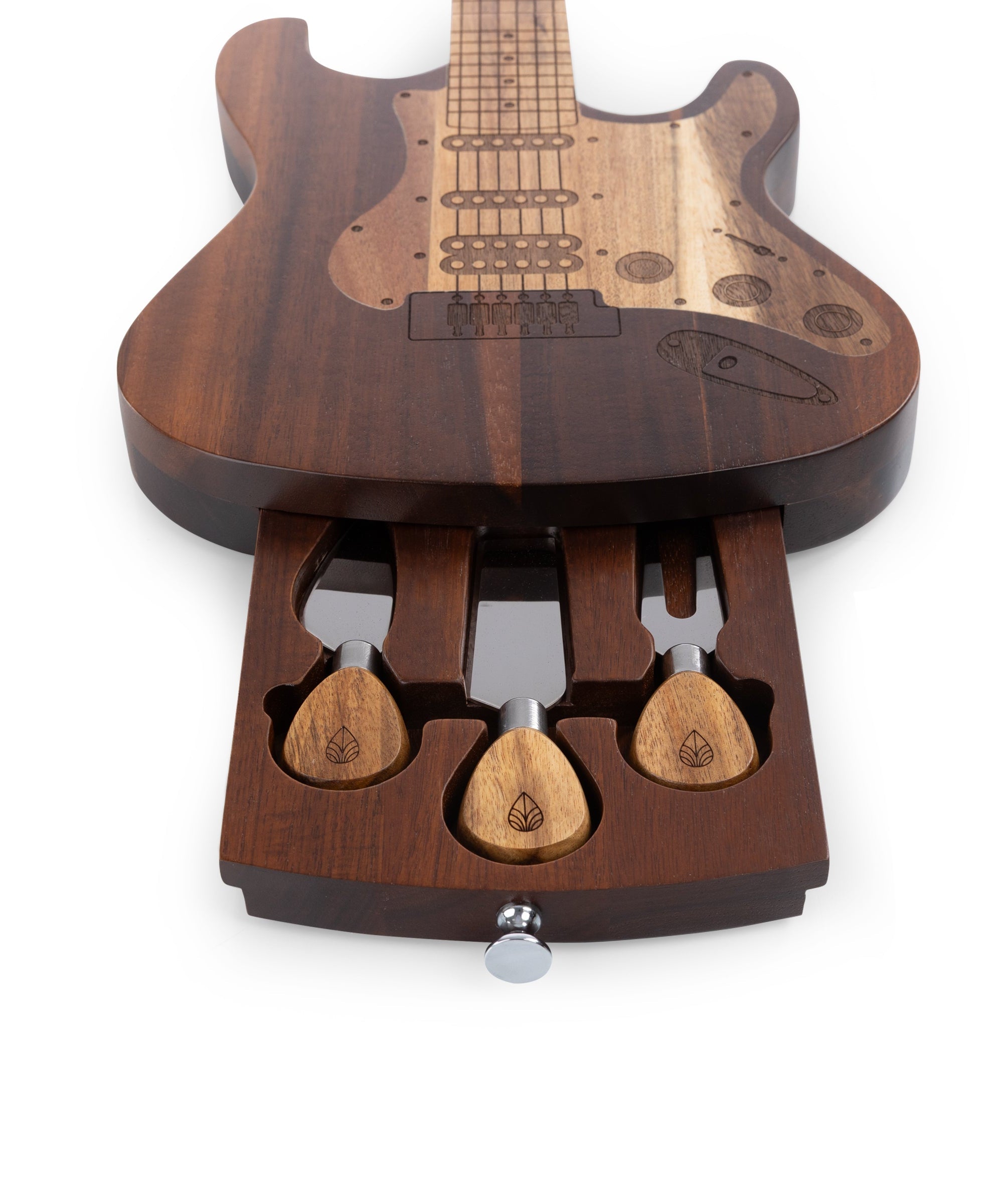 Guitar Legend Cheese Board & Tools Set