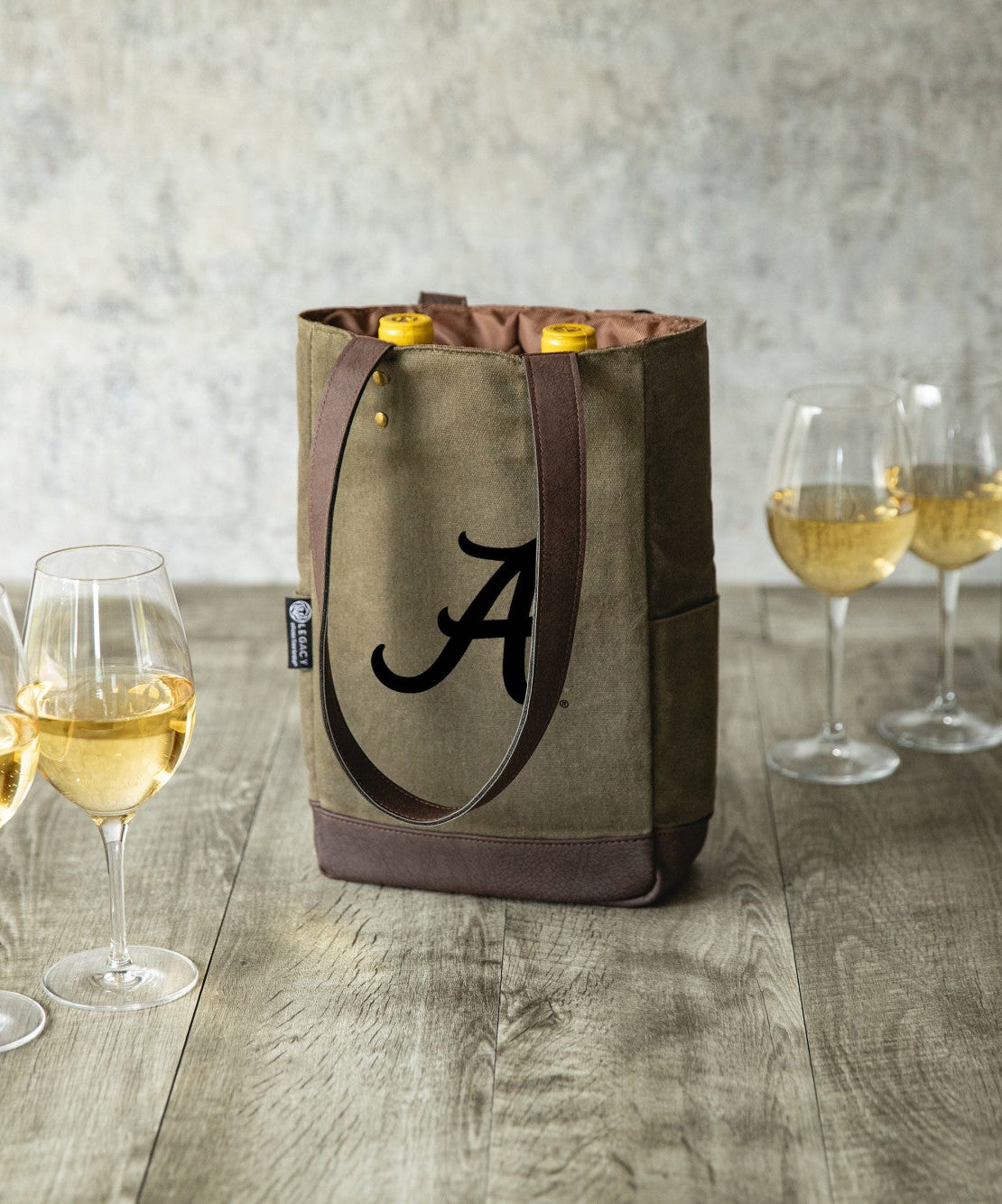 Alabama Crimson Tide - 2 Bottle Insulated Wine Cooler Bag