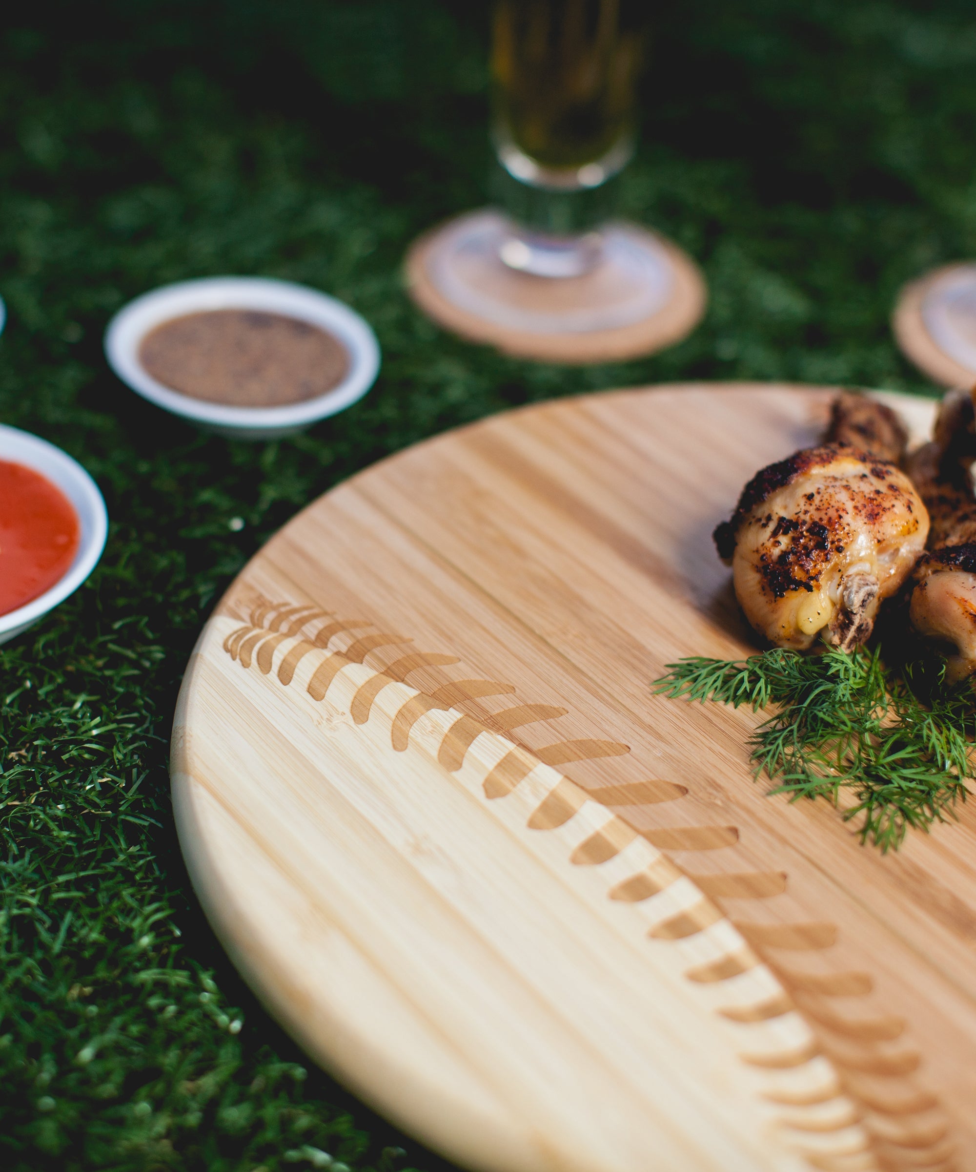 Home Run! Baseball Cutting Board & Serving Tray