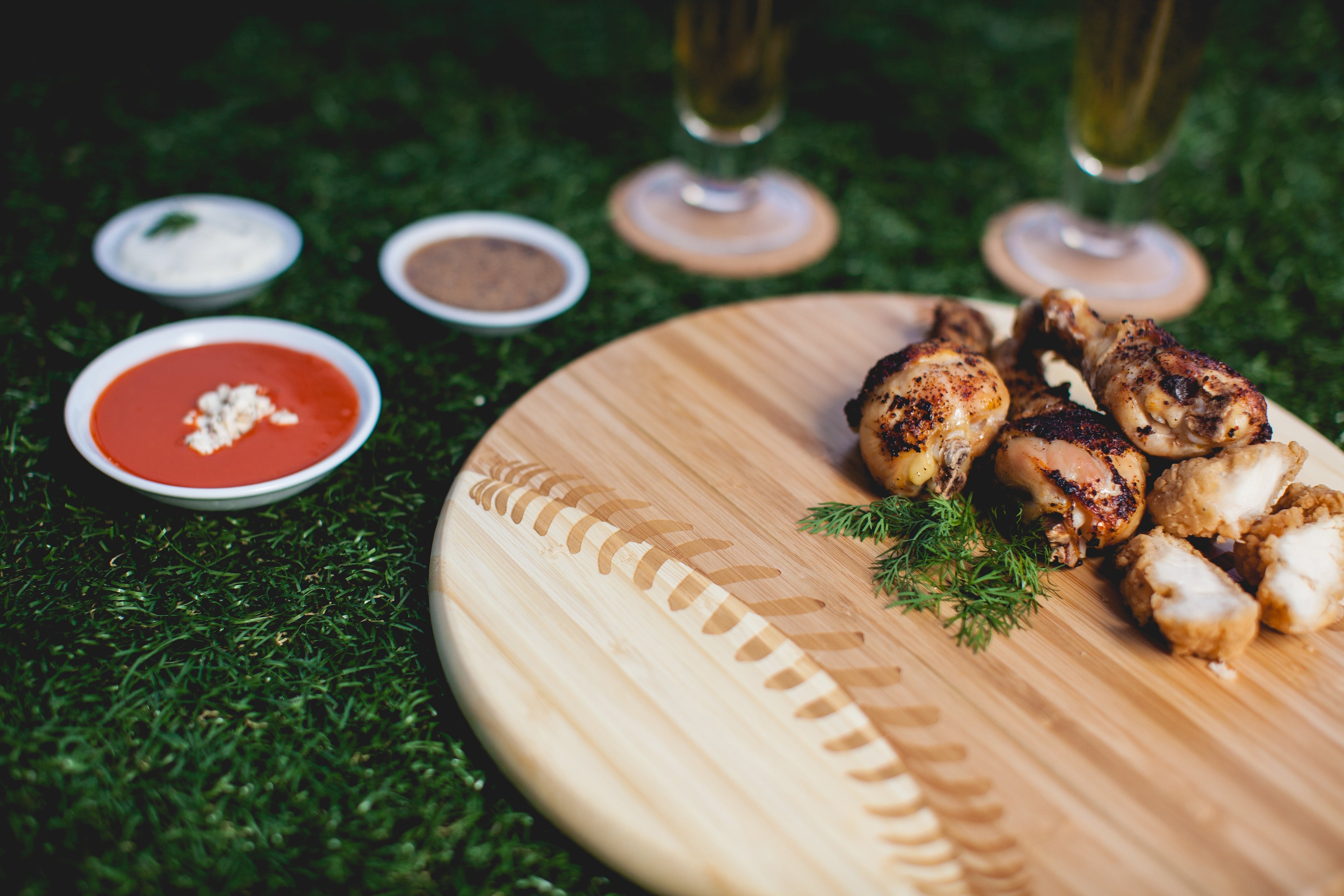 Home Run! Baseball Cutting Board & Serving Tray