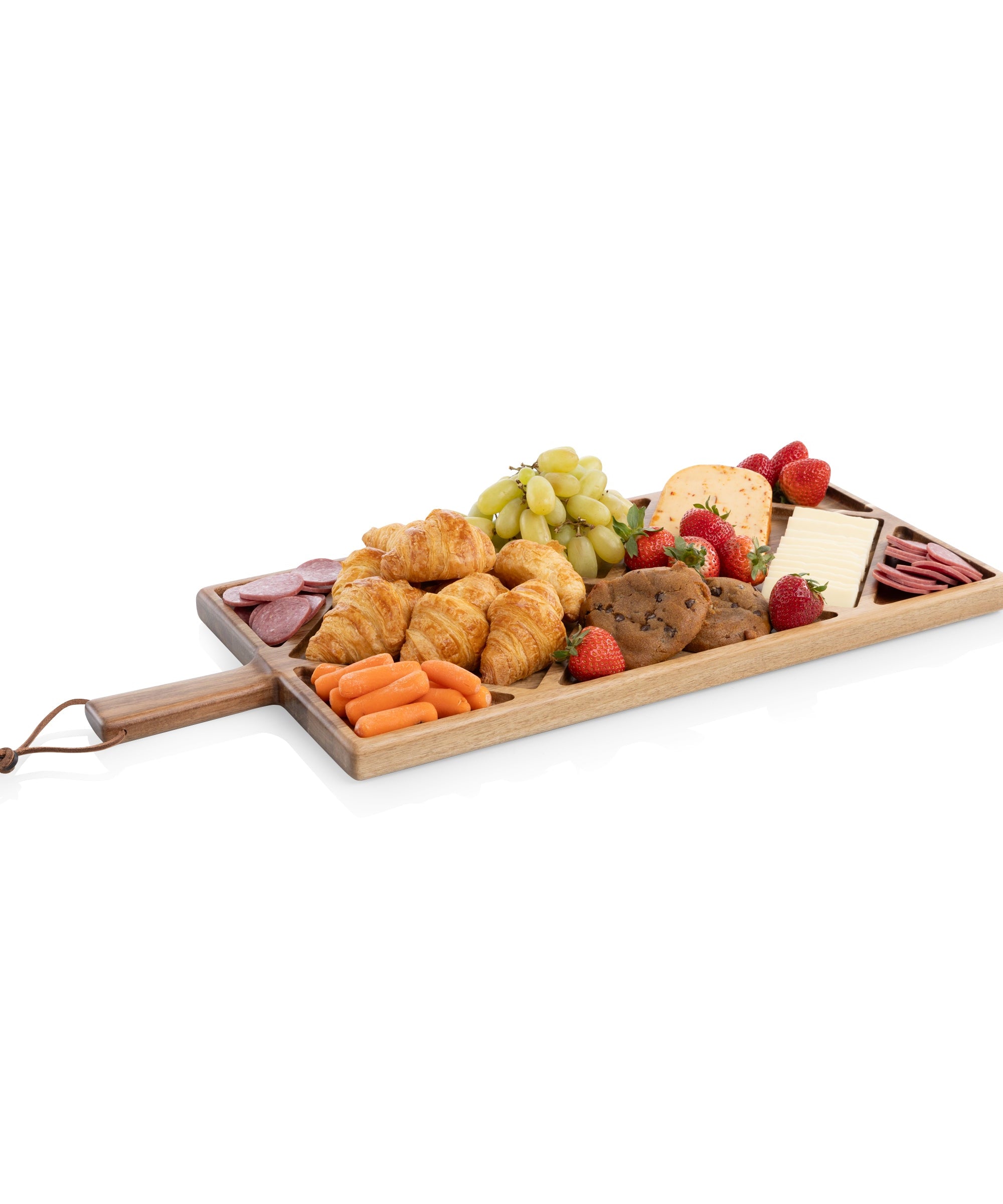 Acacia Grazing Charcuterie Sectioned Serving Board