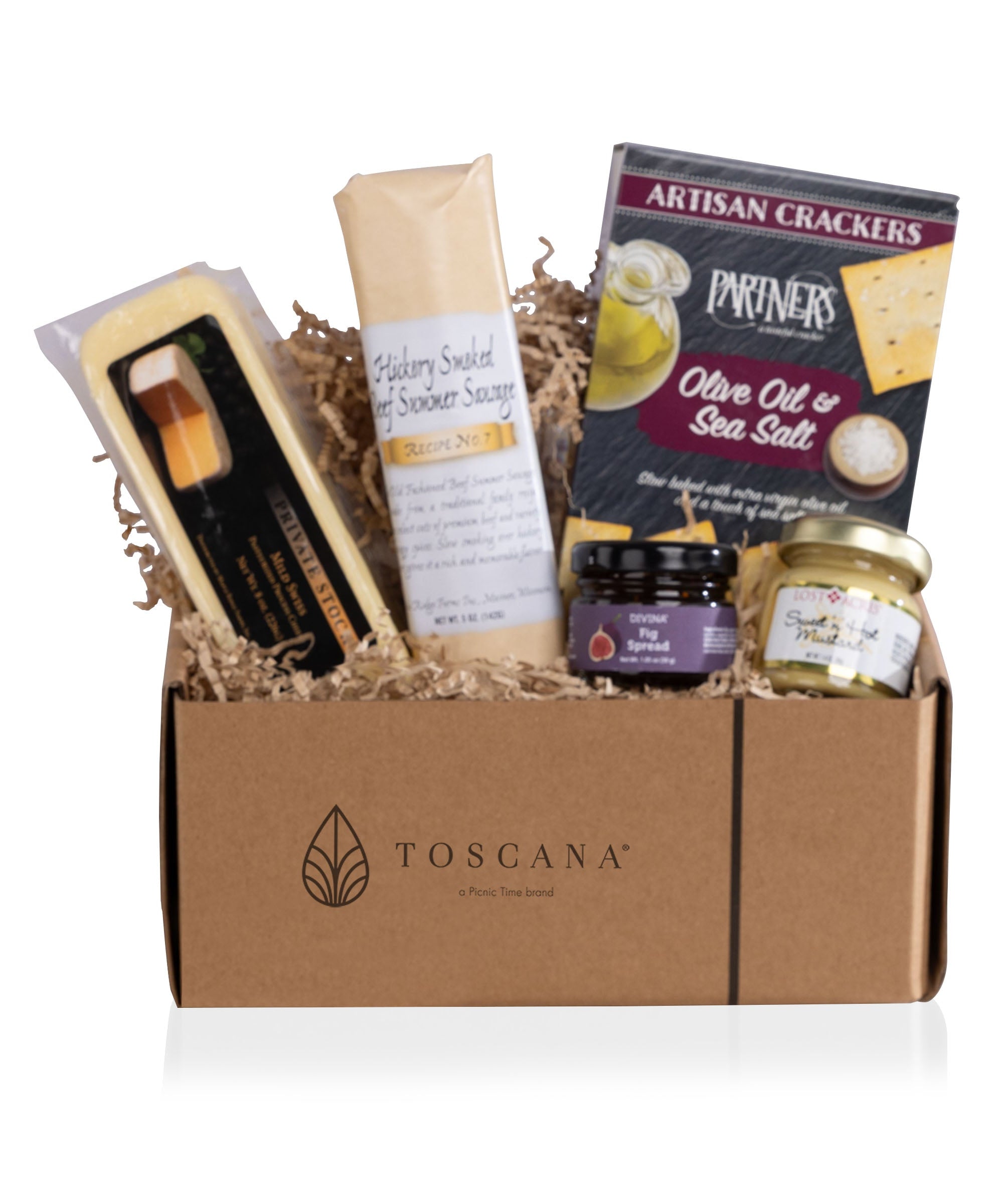 Artisan 18" Charcuterie Board with Gourmet Gift Pack