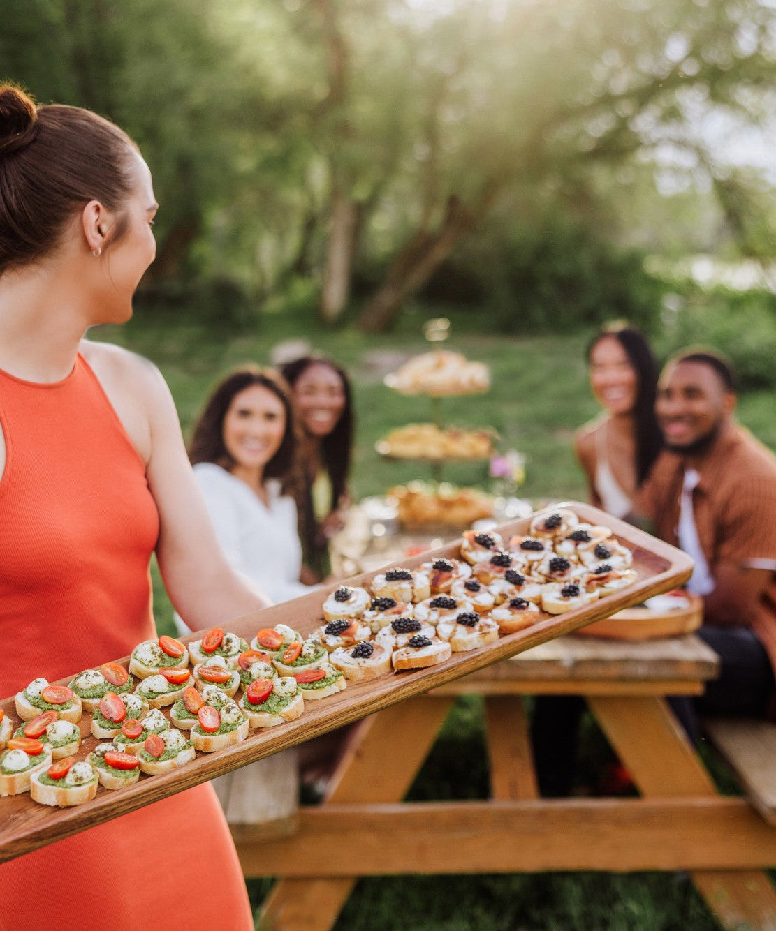 Canapé 36" Appetizer Serving Tray