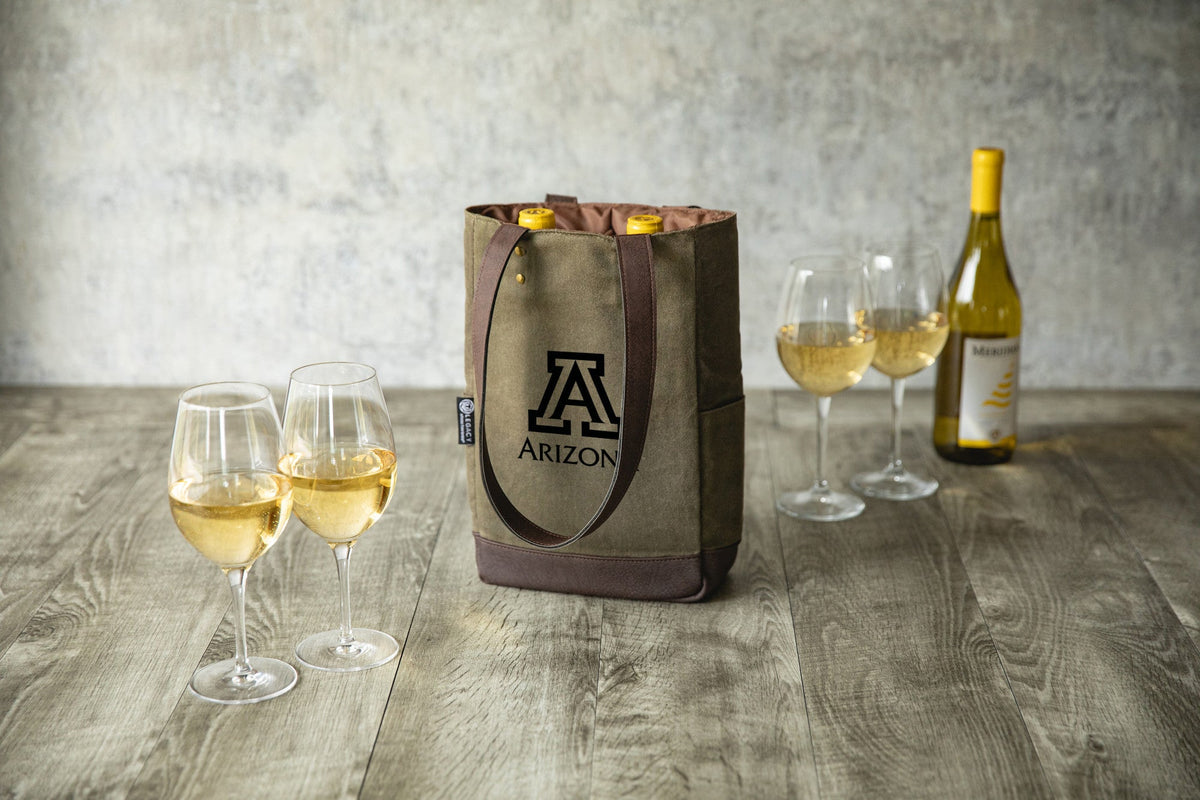 Arizona Wildcats - 2 Bottle Insulated Wine Cooler Bag