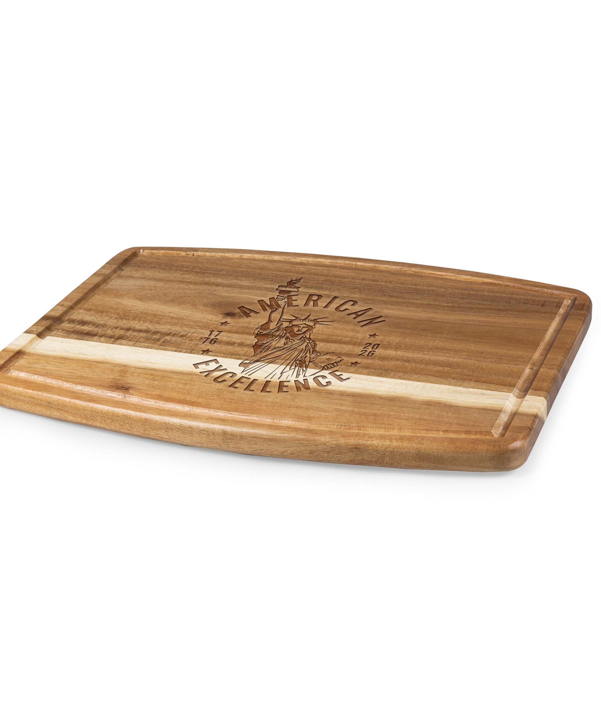 America250 - Ovale Acacia Cutting Board