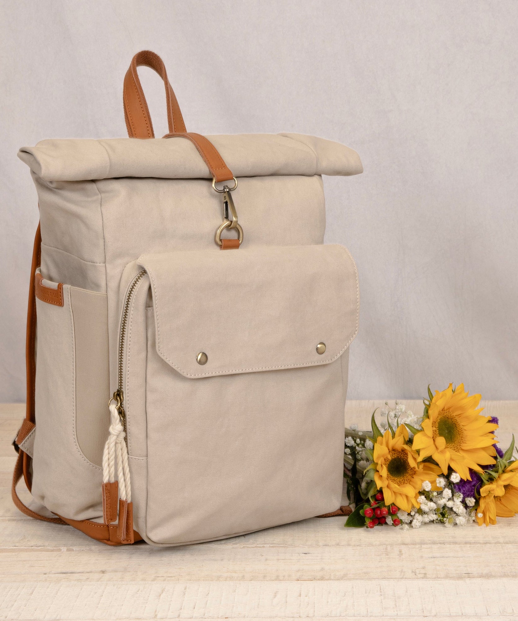 Carmel Roll Top Picnic Backpack Cooler
