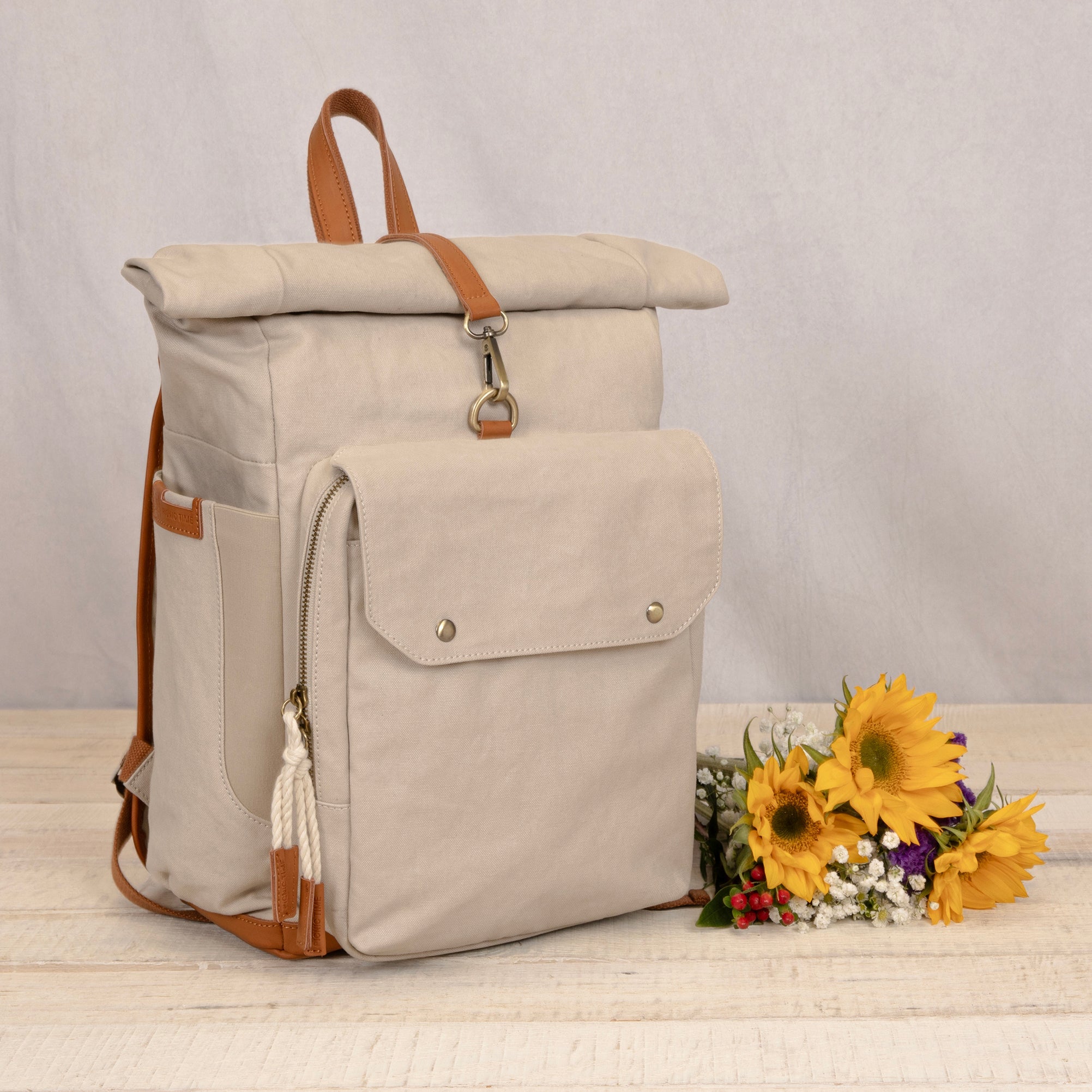 Carmel Roll Top Picnic Backpack Cooler