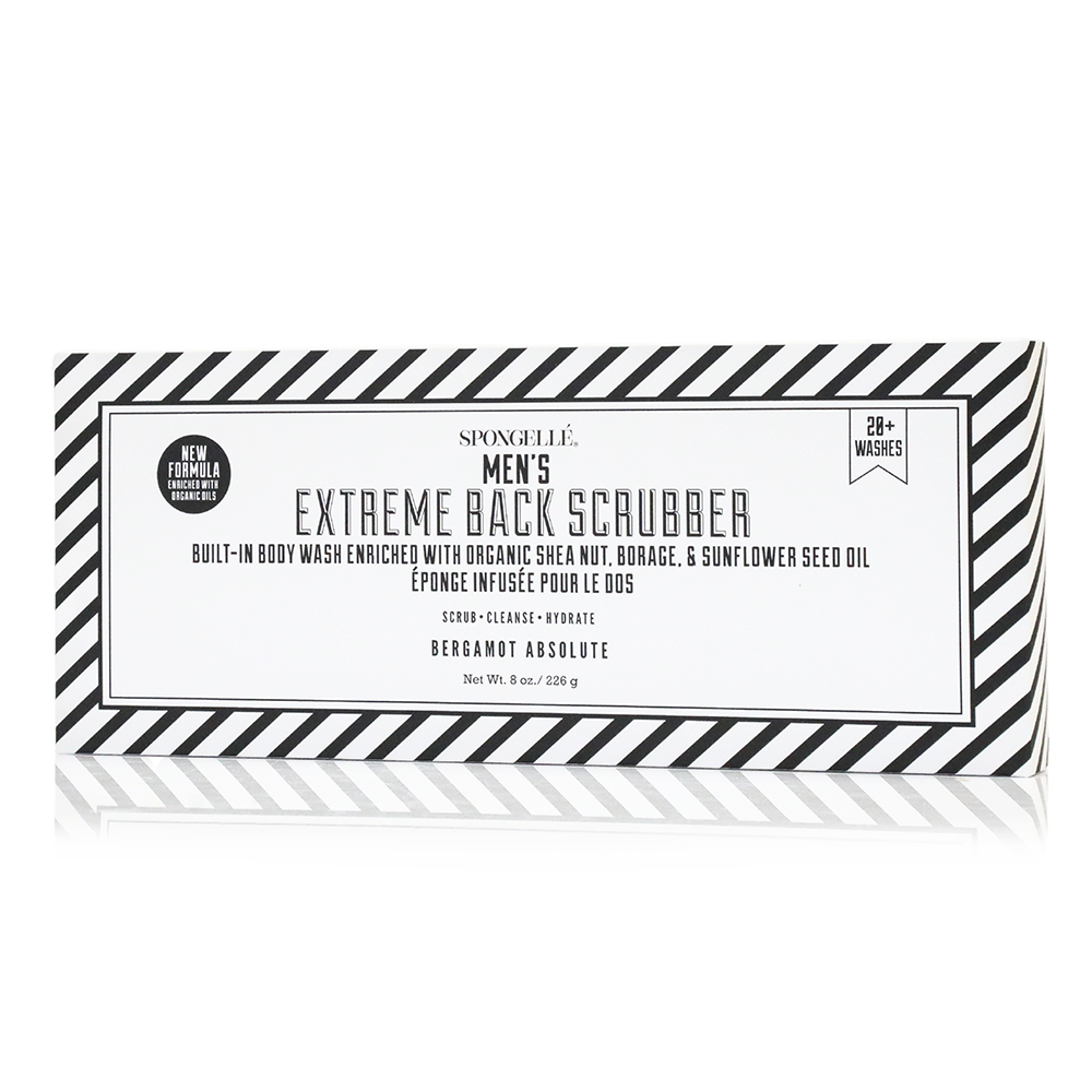 Men's Extreme Body Wash Infused Back Scrubber - Grazingbelles