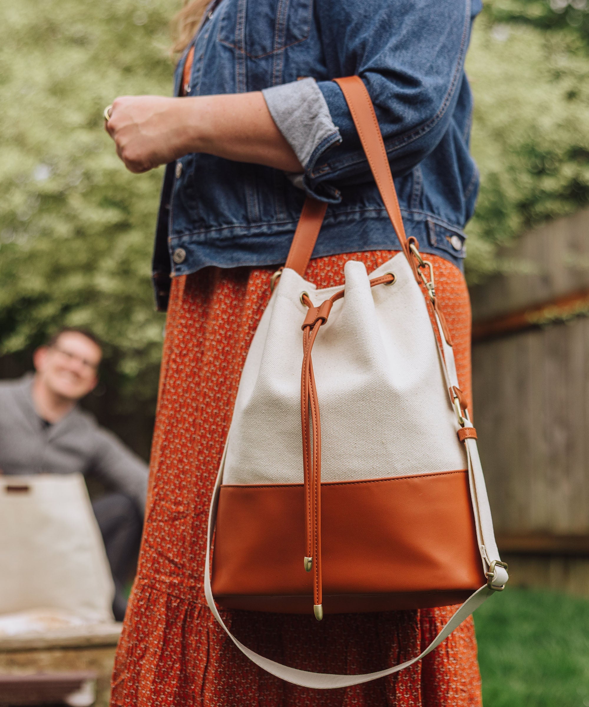 Sirolo Canvas & Leatherette Tote