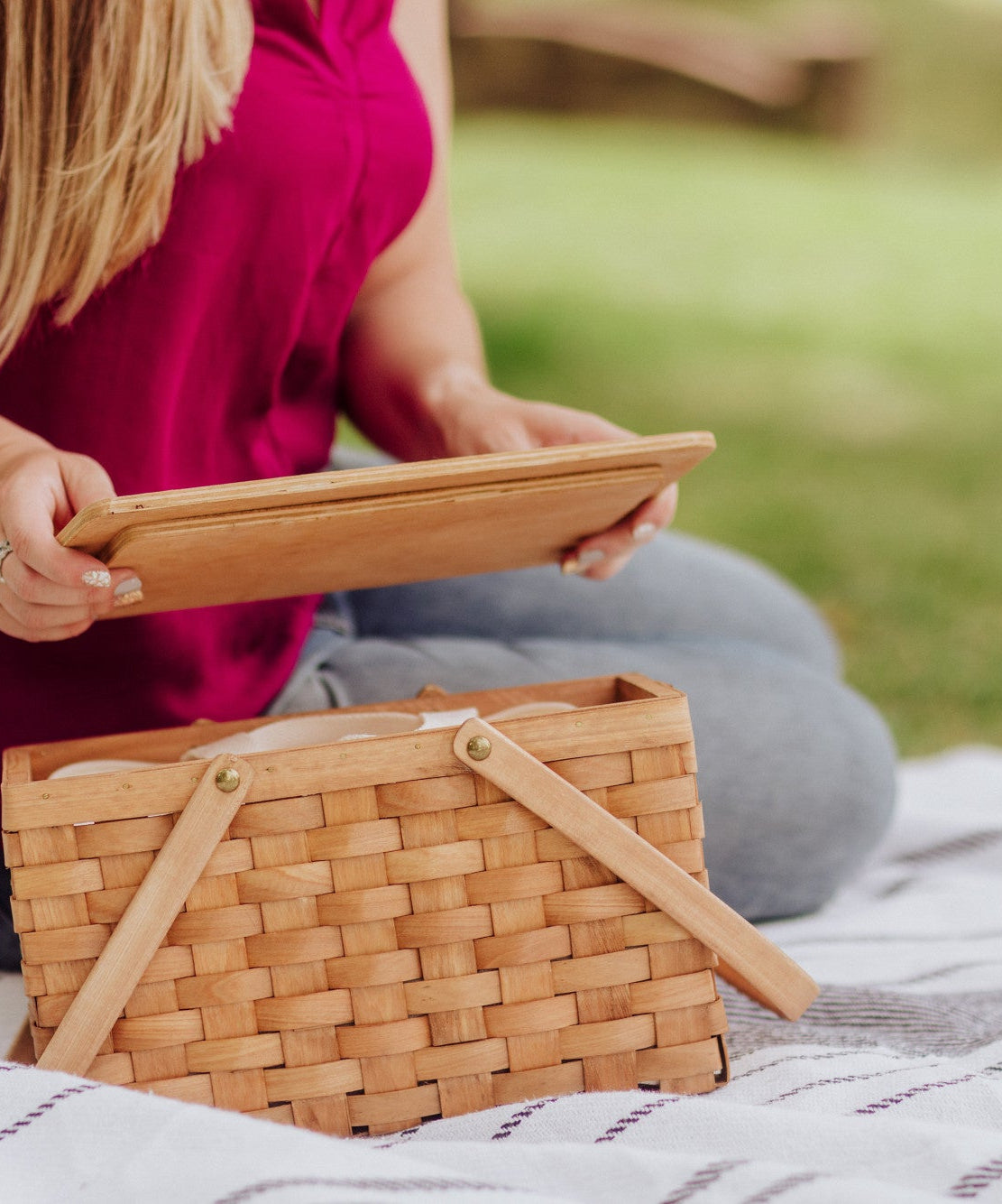 Poppy Personal Picnic Basket