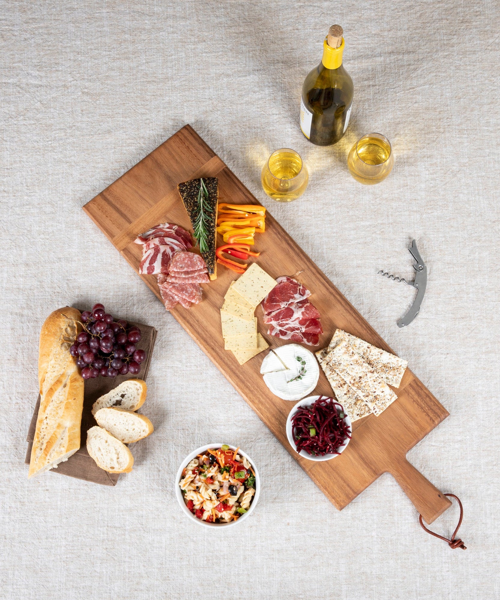 Madera Rectangular Long Charcuterie Board - 29" x 9"