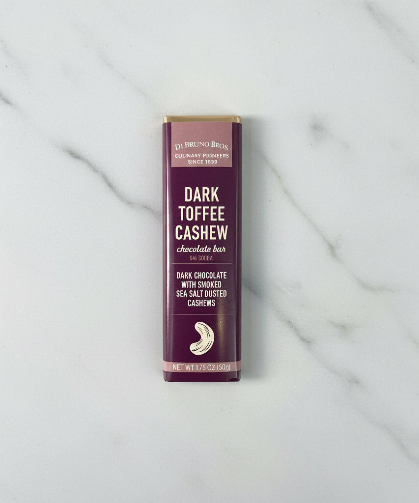 Dark Chocolate Toffee & Cashew Bar
