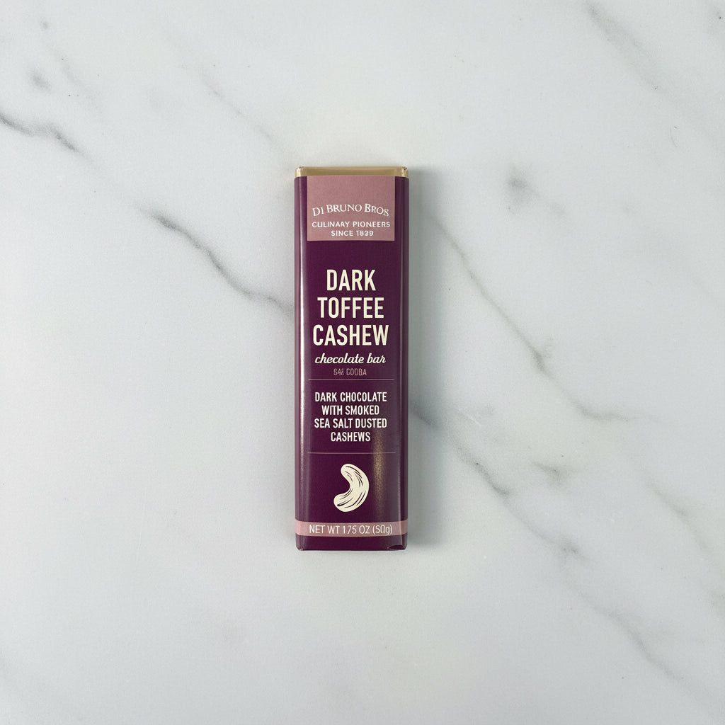 Dark Chocolate Toffee & Cashew Bar