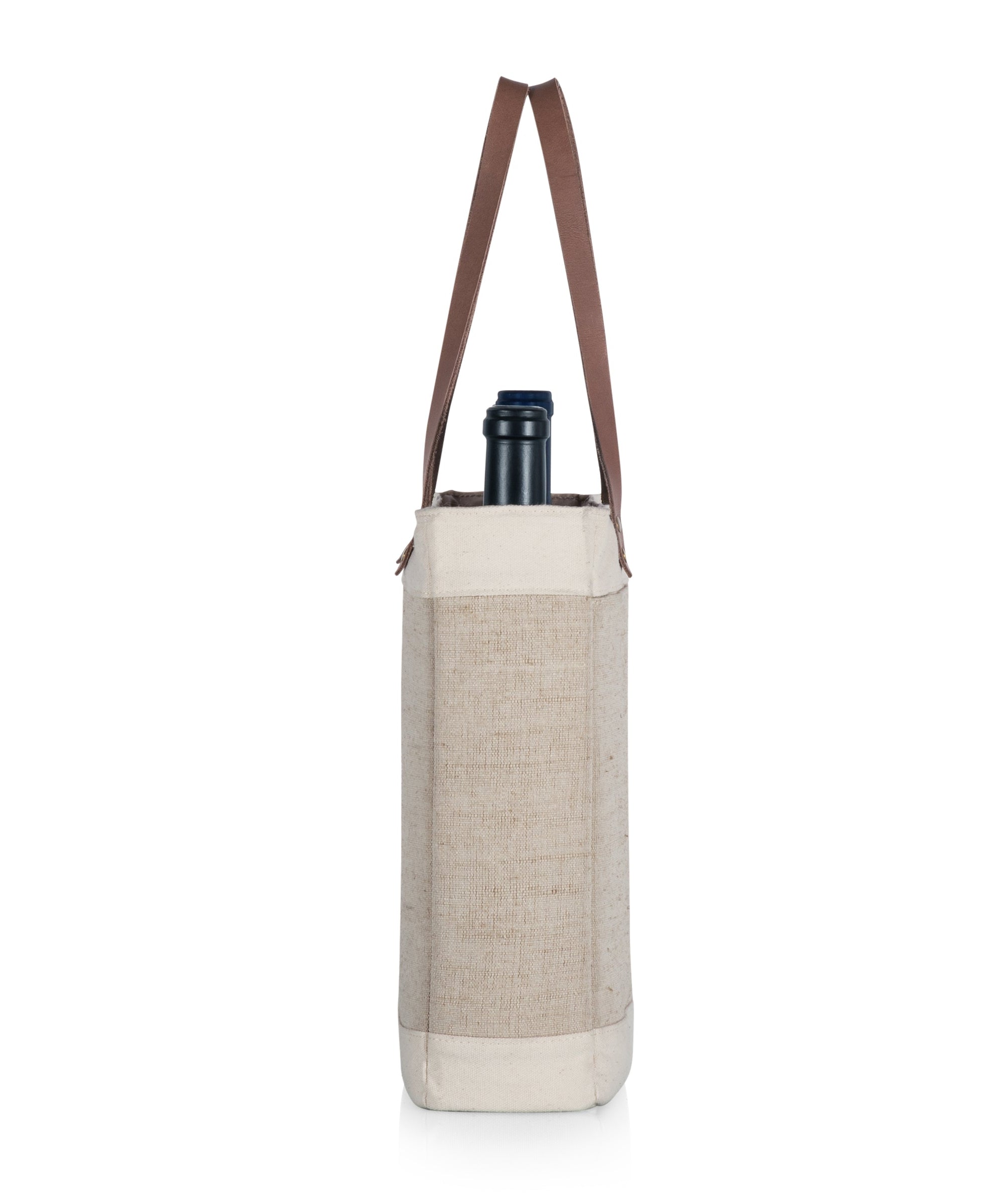 Pinot Jute 3 Bottle Insulated Wine Bag