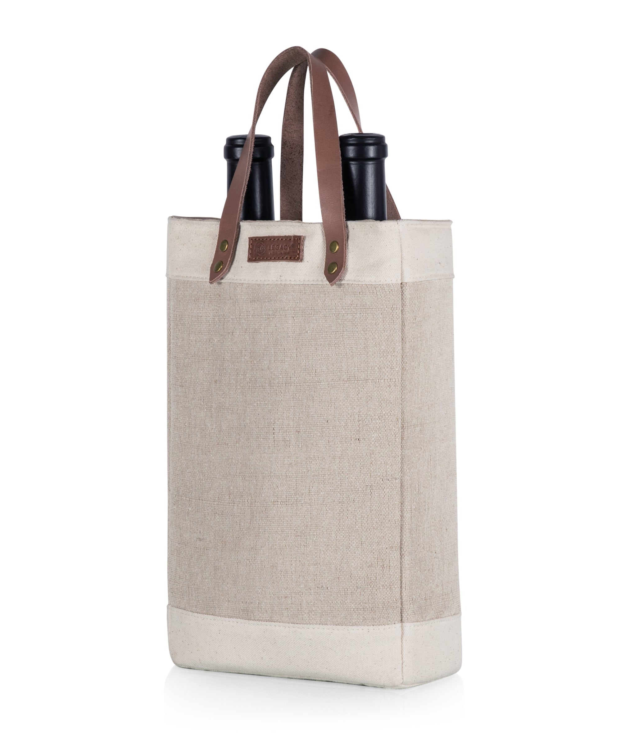 Pinot Jute 2 Bottle Insulated Wine Bag