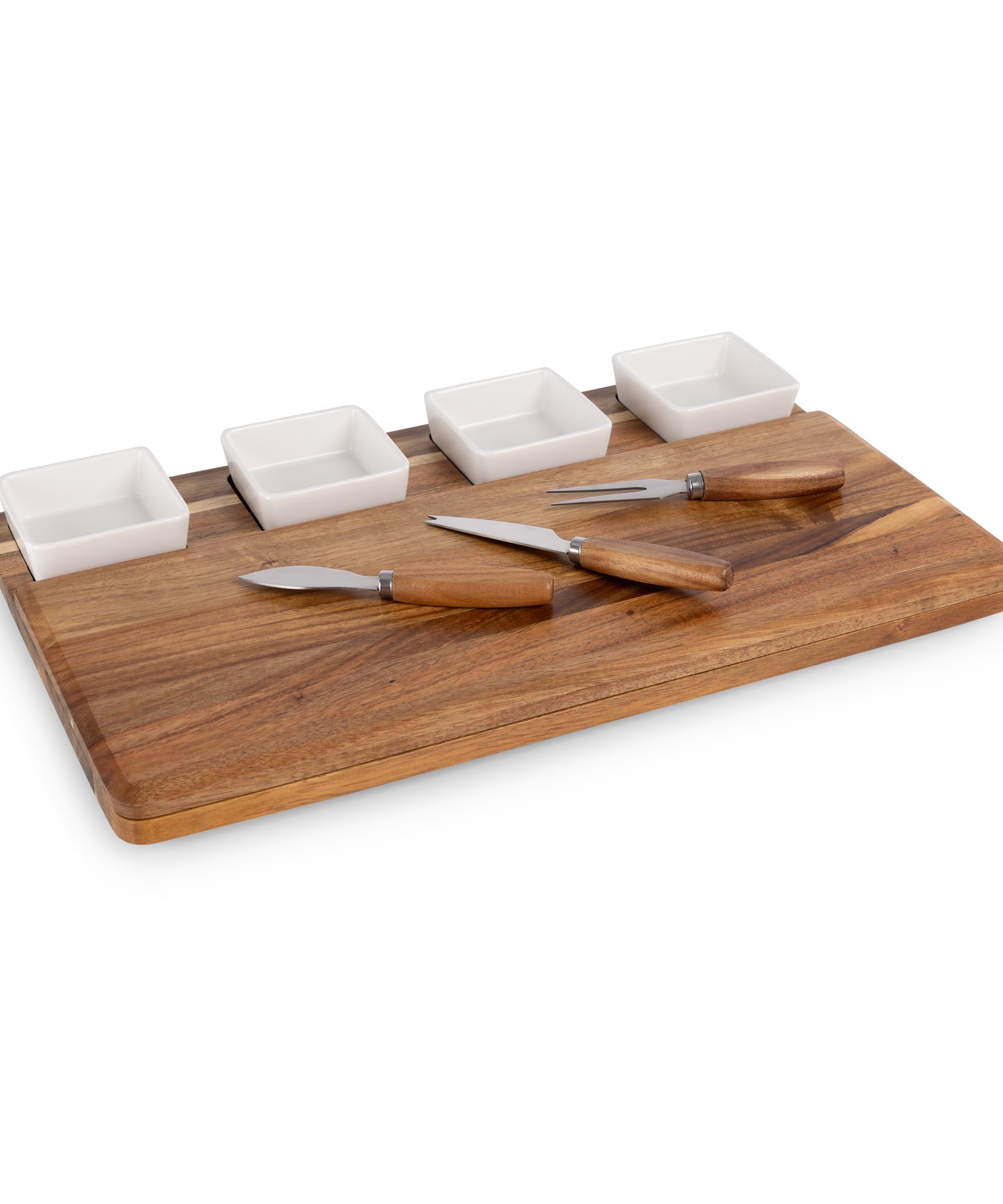 Picada Tapas & Cheese Board Set with Dip Bowls