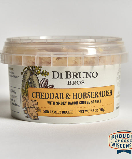 Cheddar & Horseradish with Smoky Bacon Cheese Spread