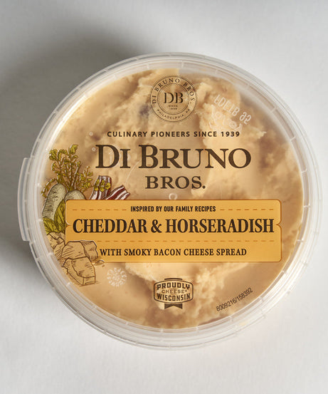 Cheddar & Horseradish with Smoky Bacon Cheese Spread