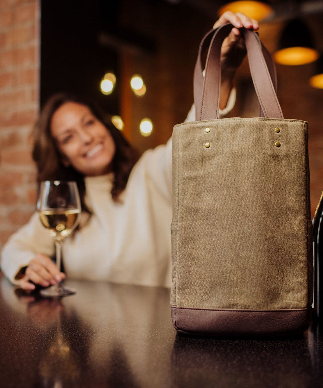 2 Bottle Insulated Wine Cooler Bag