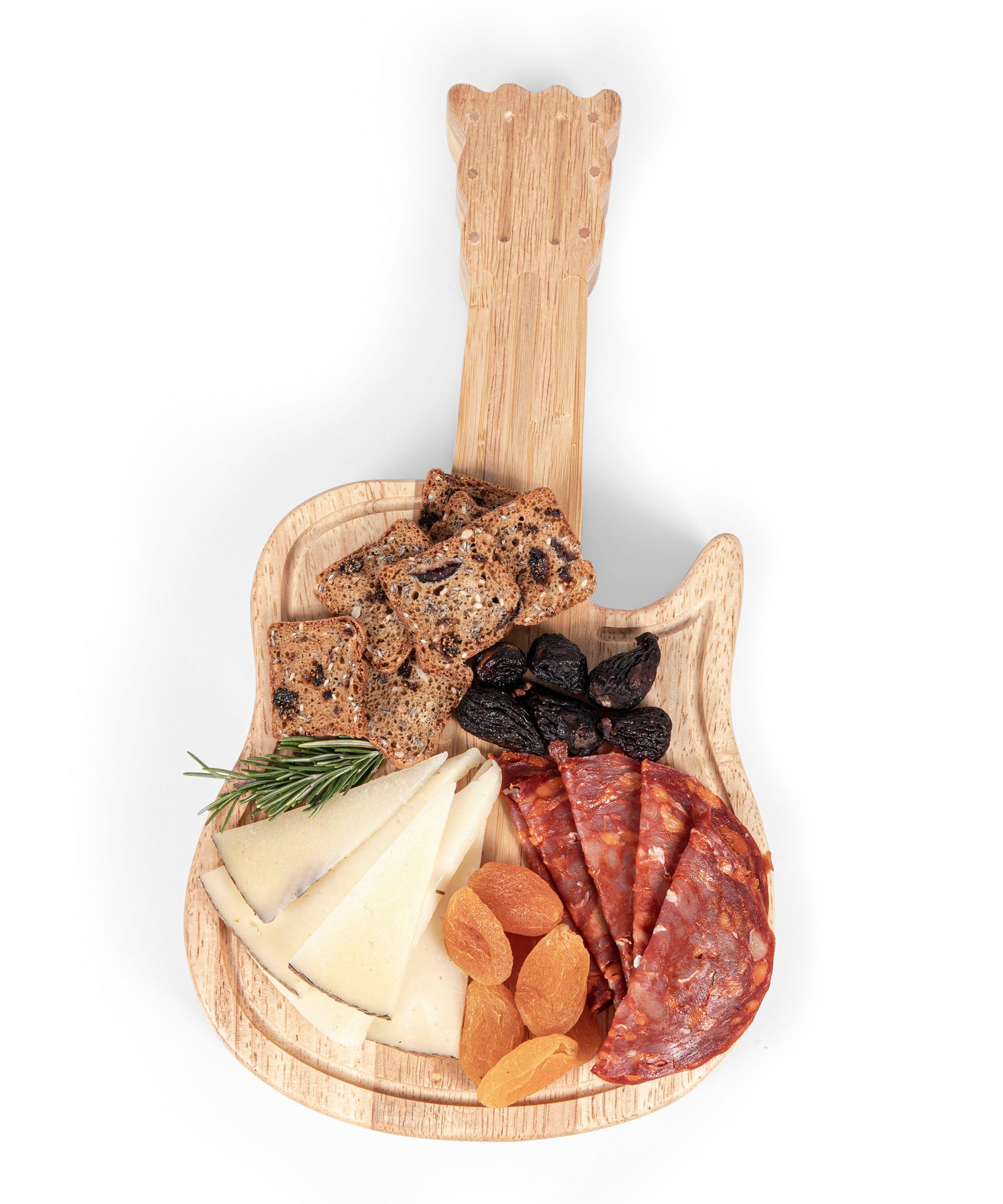 Guitar Cheese Cutting Board & Tools Set