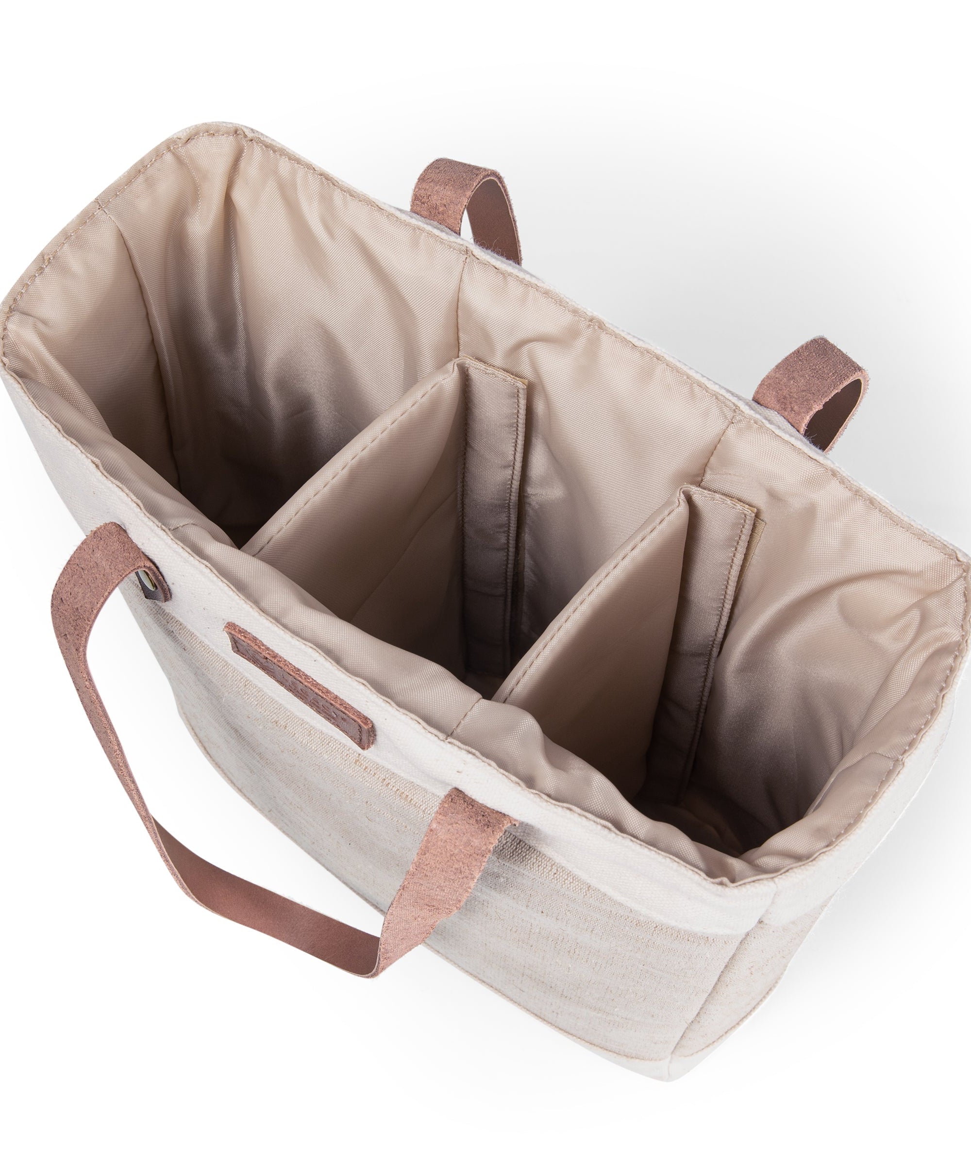 Pinot Jute 3 Bottle Insulated Wine Bag
