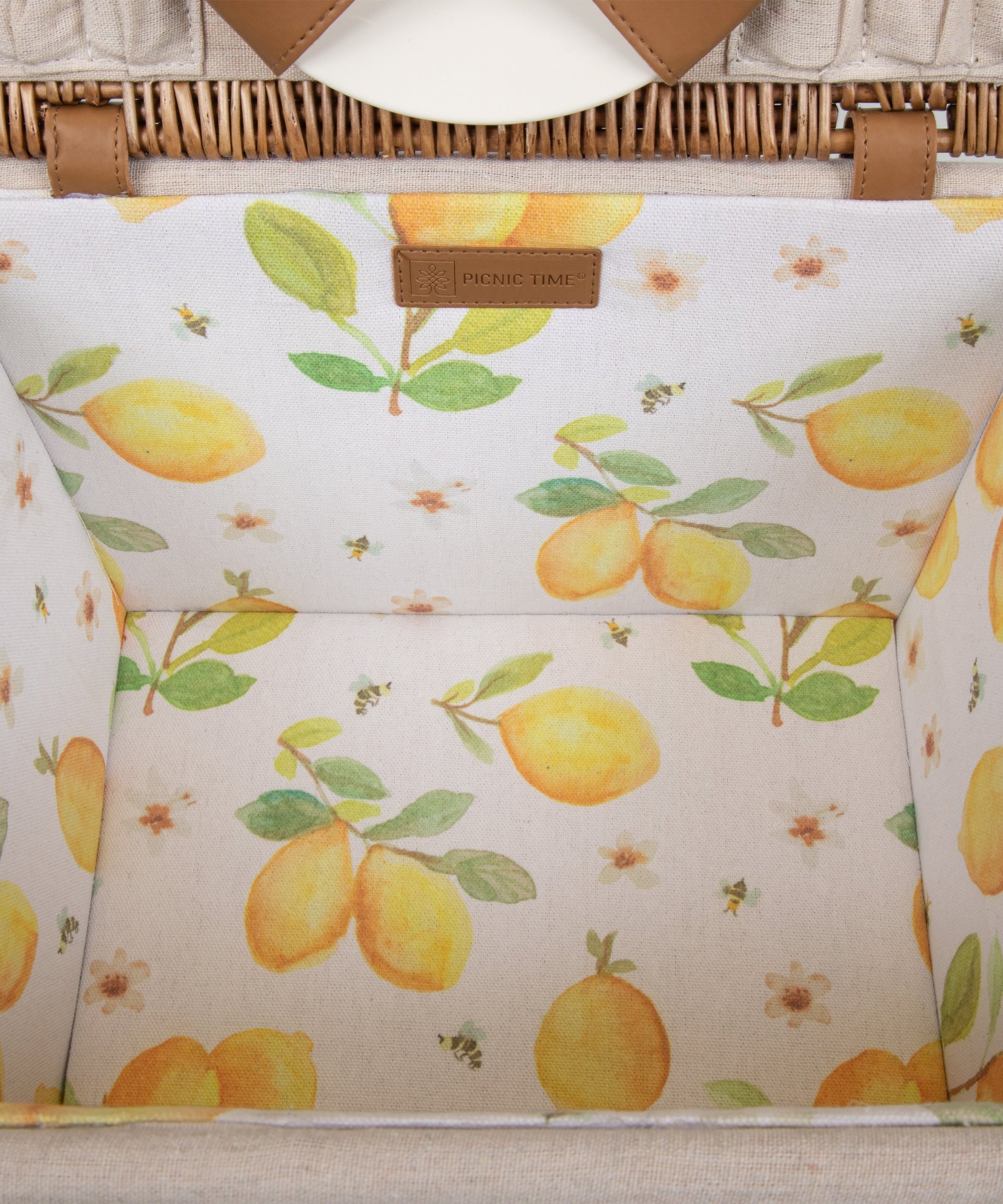 Lemongrove Picnic Basket for 2 - Bees & Lemons
