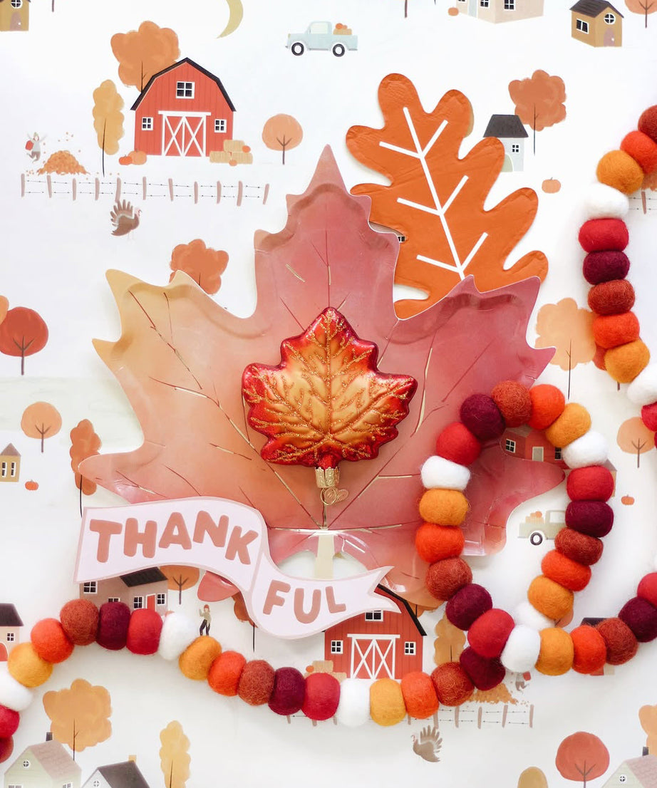 Red Maple Leaf Ornament