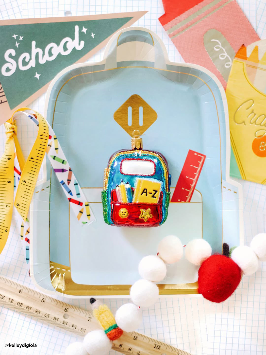 First Day Of School Ornament - Grazingbelles